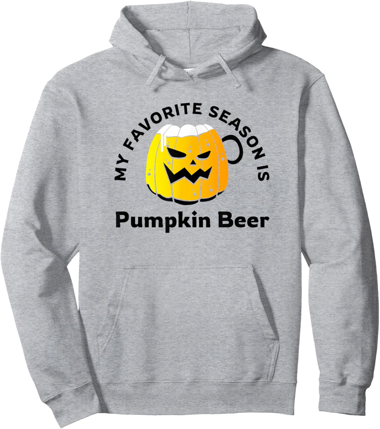 Pumpkin Beer in the Fall Autumn Season Hoodie - Hoodie | Ash
