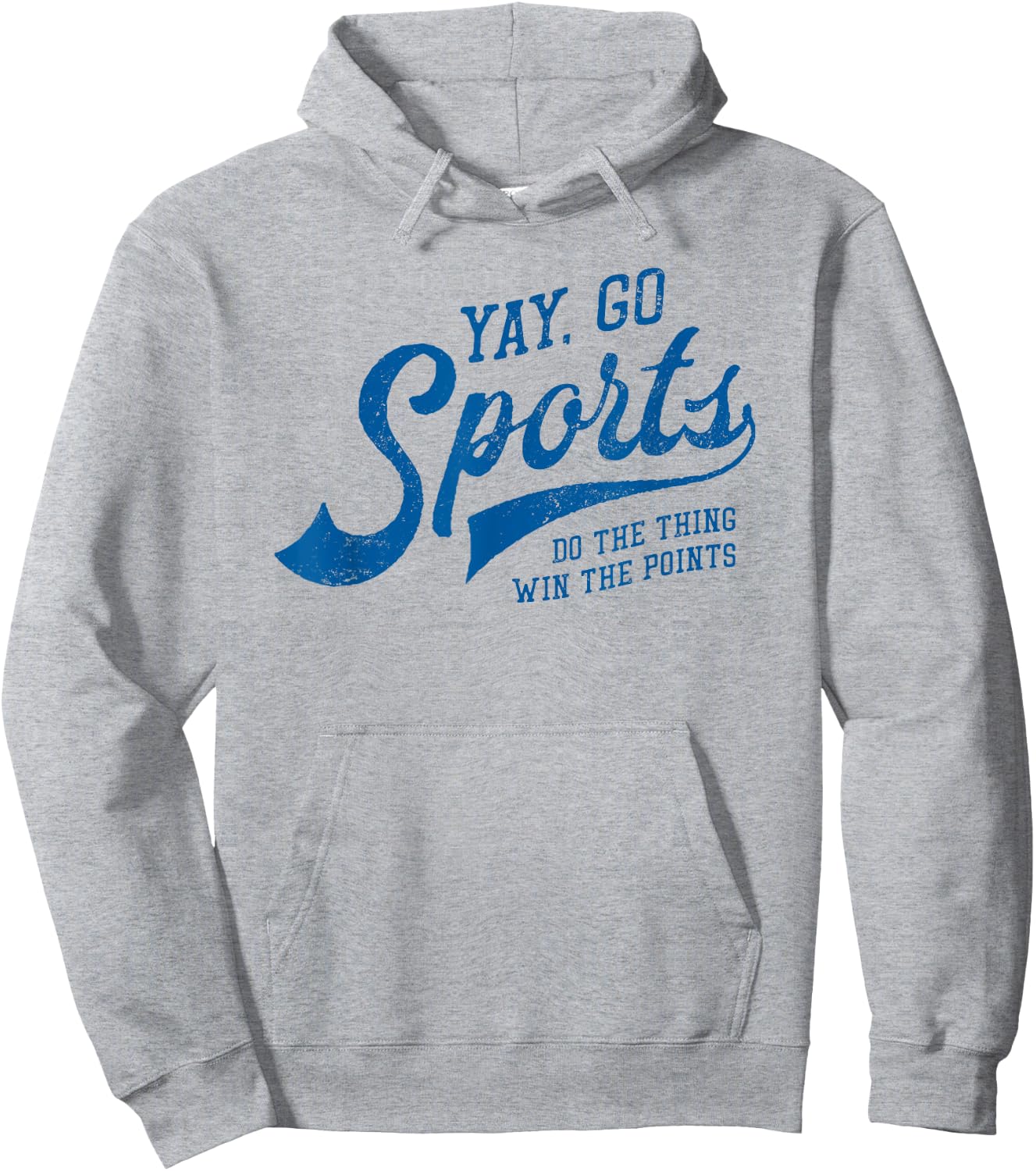 Yay Go Sports! Vintage Funny Sports Hoodie - Hoodie | Ash