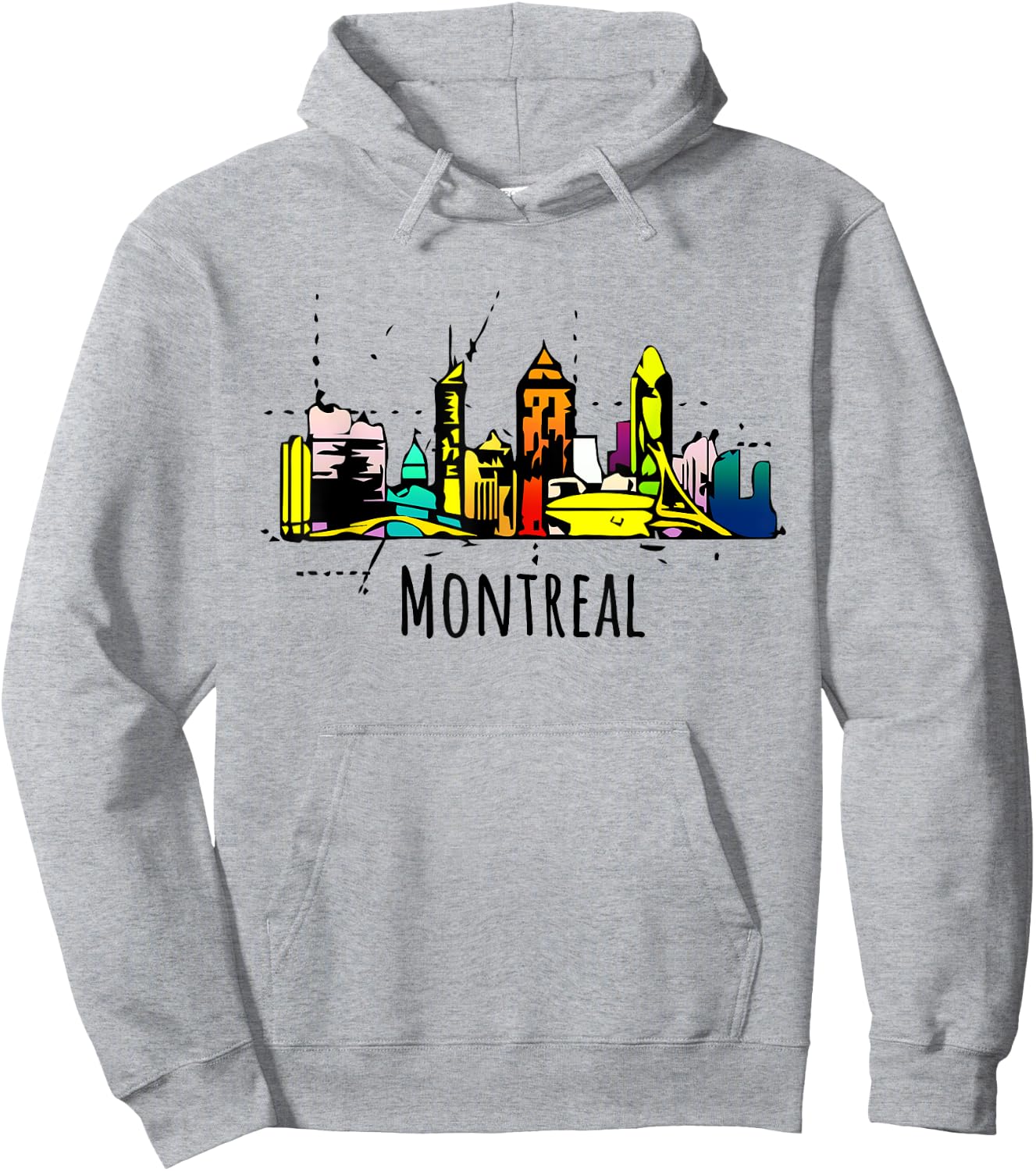 Montreal Shirt Souvenir Quebec Canada Gift Hoodie - Hoodie | Ash