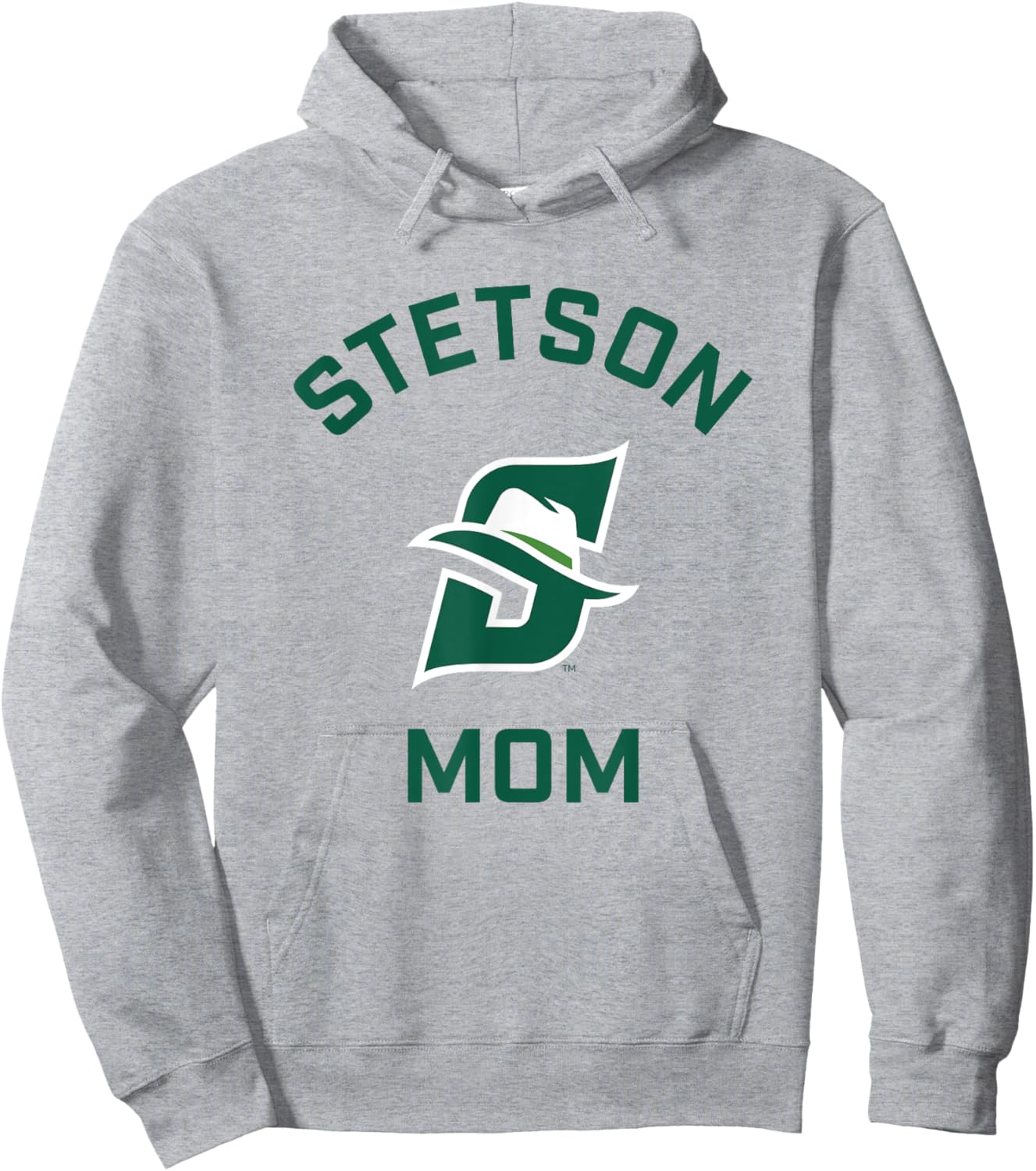 Stetson University Hatters Arched Mom Hoodie - Hoodie | Ash