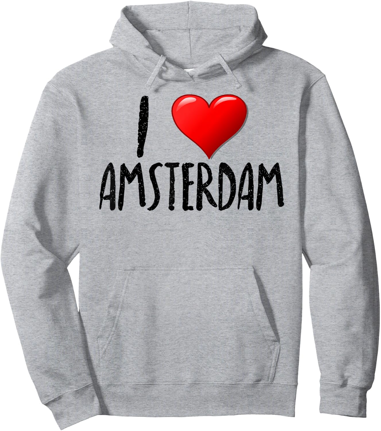 I Love Amsterdam - - Traveler - Souvenir Hoodie - Hoodie | Ash