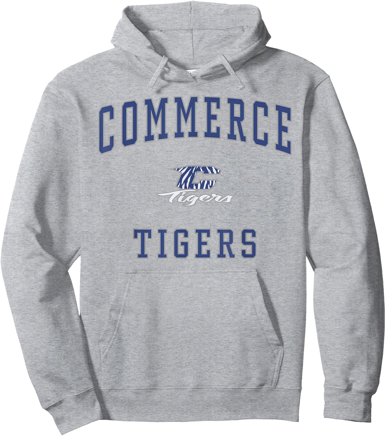 Commerce High School Tigers Hoodie - Hoodie | Ash