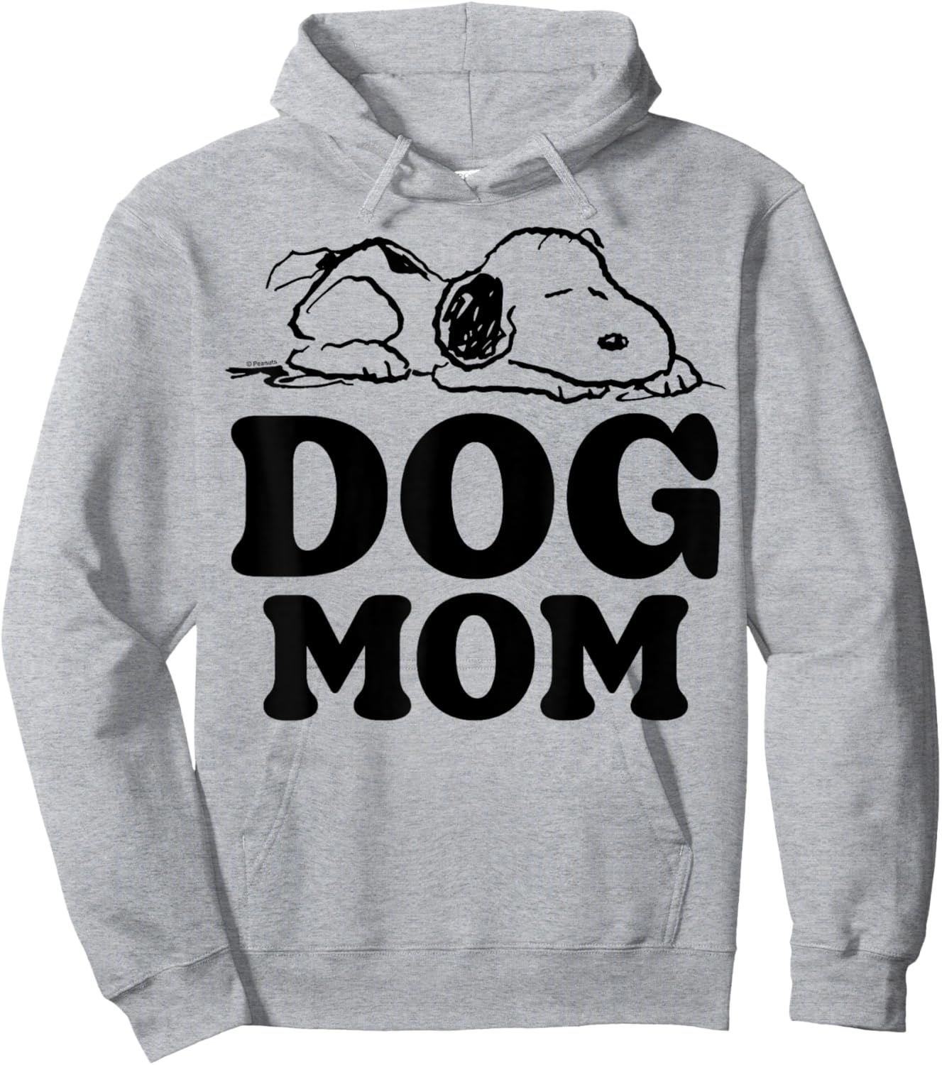 Peanuts - Snoopy Dog Mom Hoodie - Hoodie | Ash