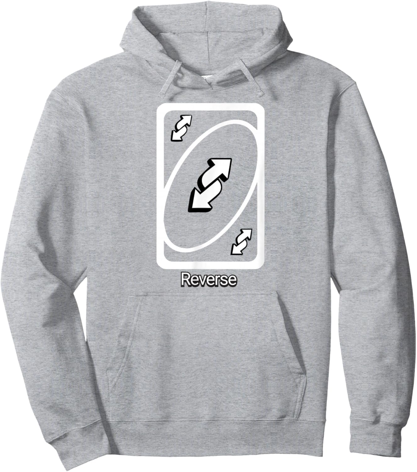UNO - Reverse Card Hoodie - Hoodie | Ash
