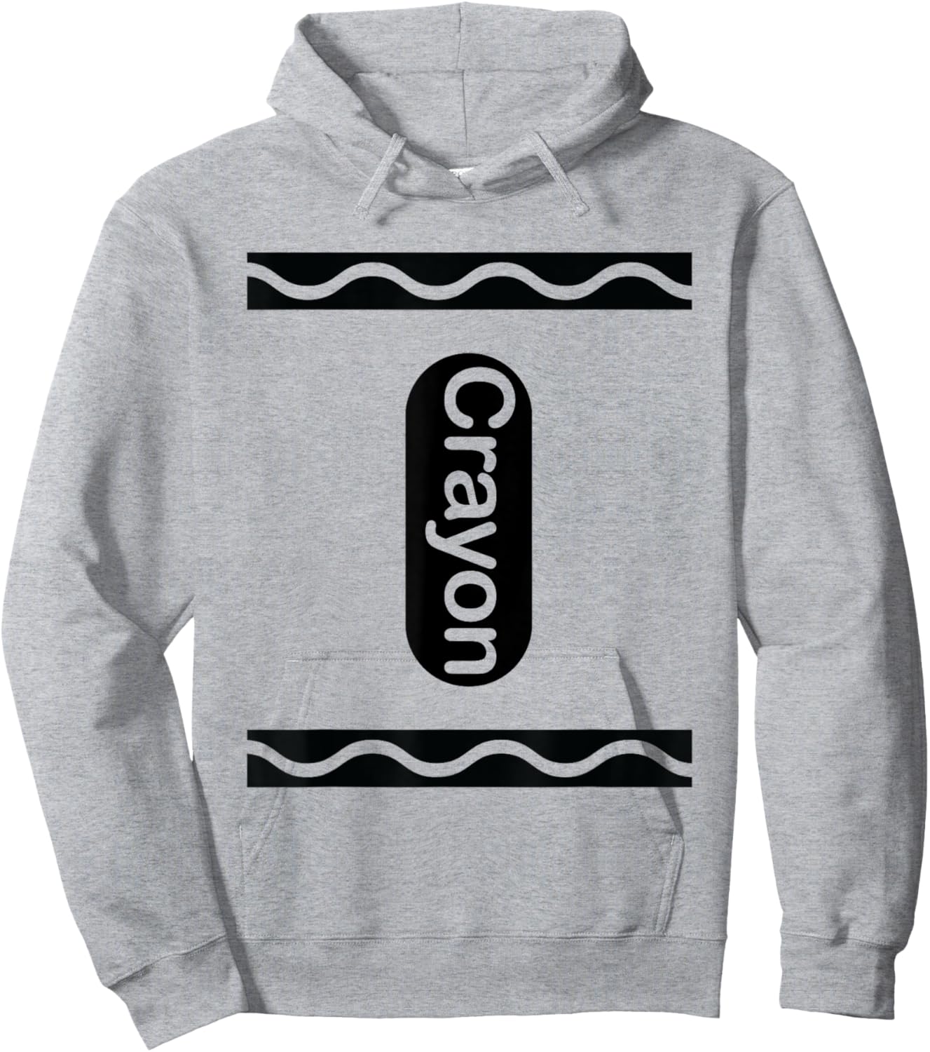 Crayon Halloween Costumes Hoodie - Hoodie | Ash