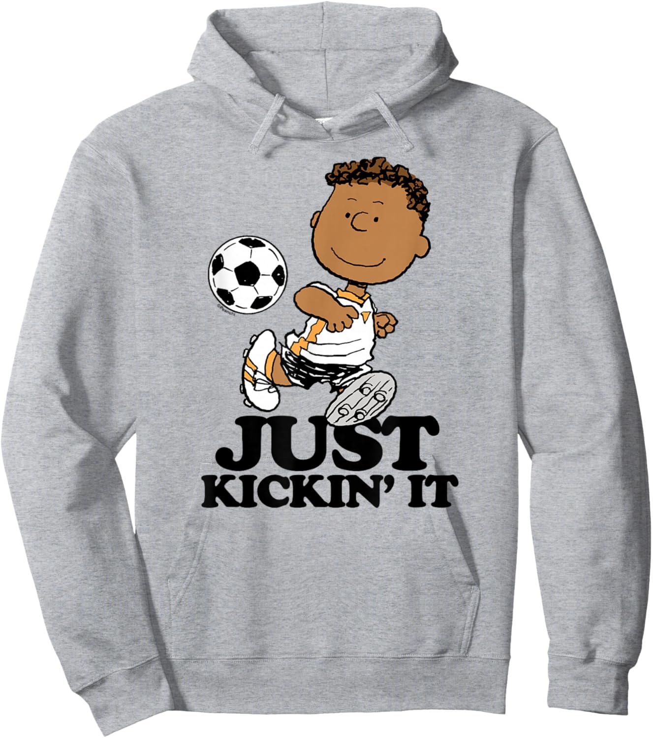 Peanuts - Franklin Soccer Just Kickin It Hoodie - Hoodie | Ash