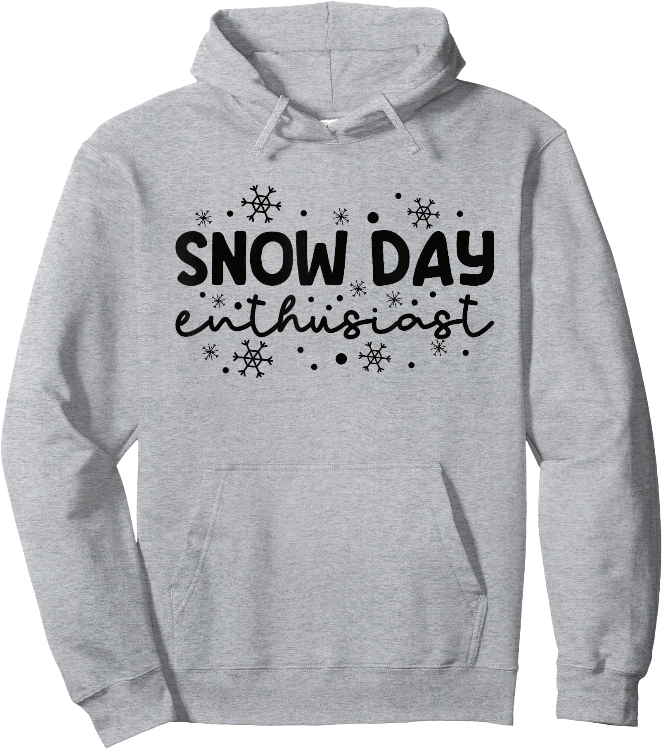 Supporter Of Snow Day Enthusiast Hoodie - Hoodie | Ash