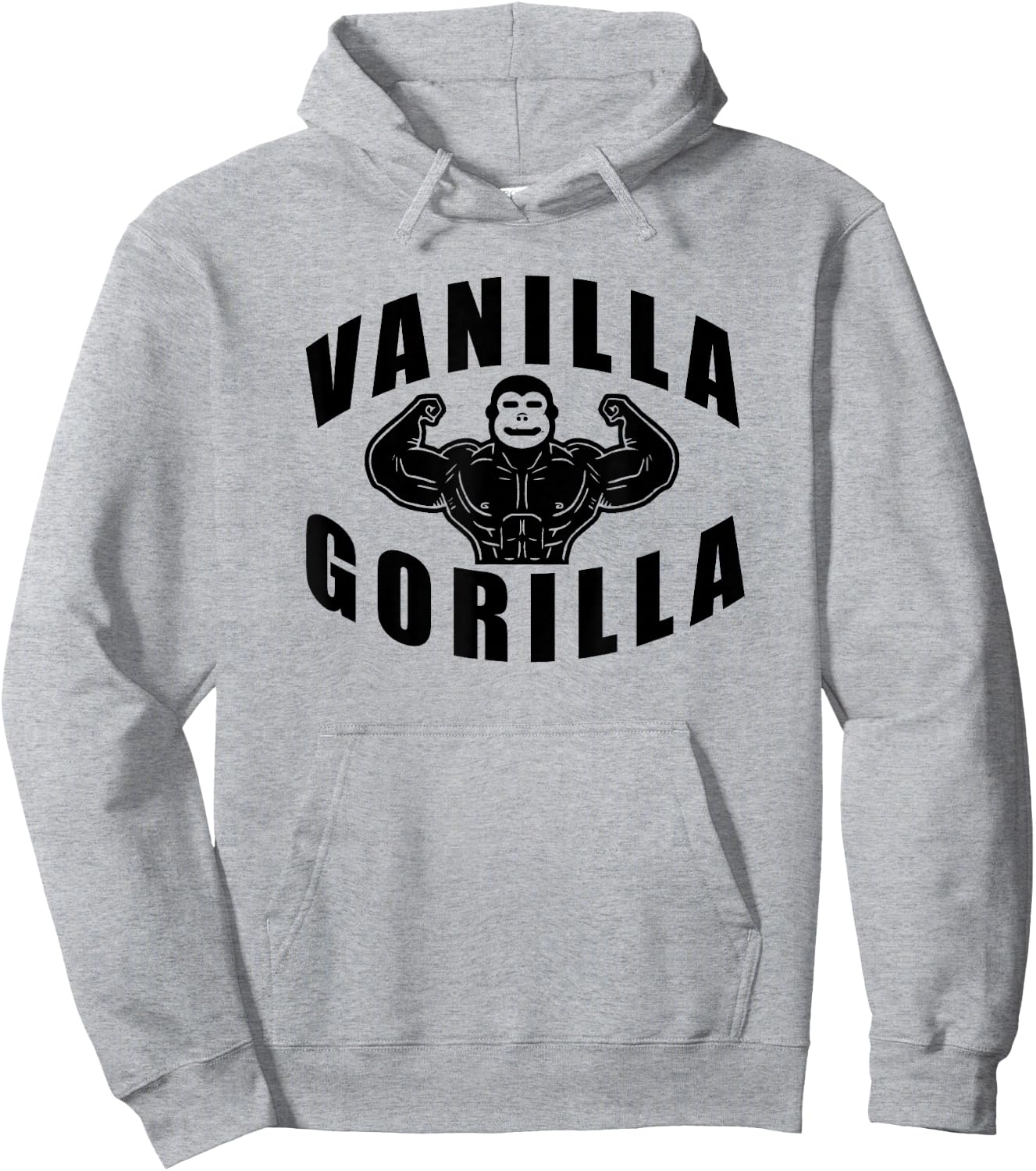 Vanilla Gorilla Muscle Hoodie - Hoodie | Ash