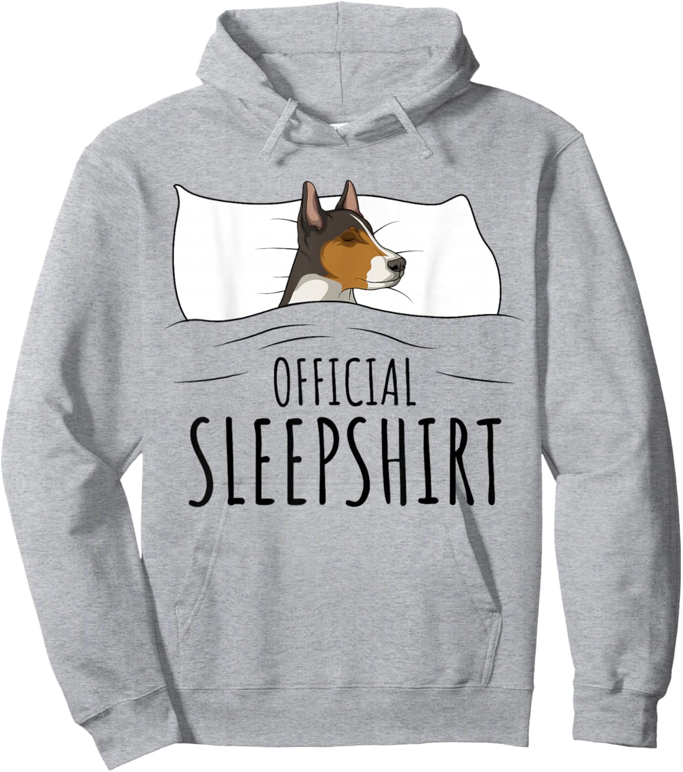 Rat Terrier Dog Official Sleepshirt Hoodie - Hoodie | Ash