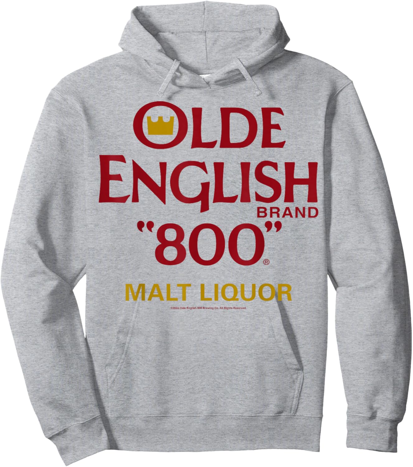 Old English 800 Malt Liquor Hoodie - Hoodie | Ash