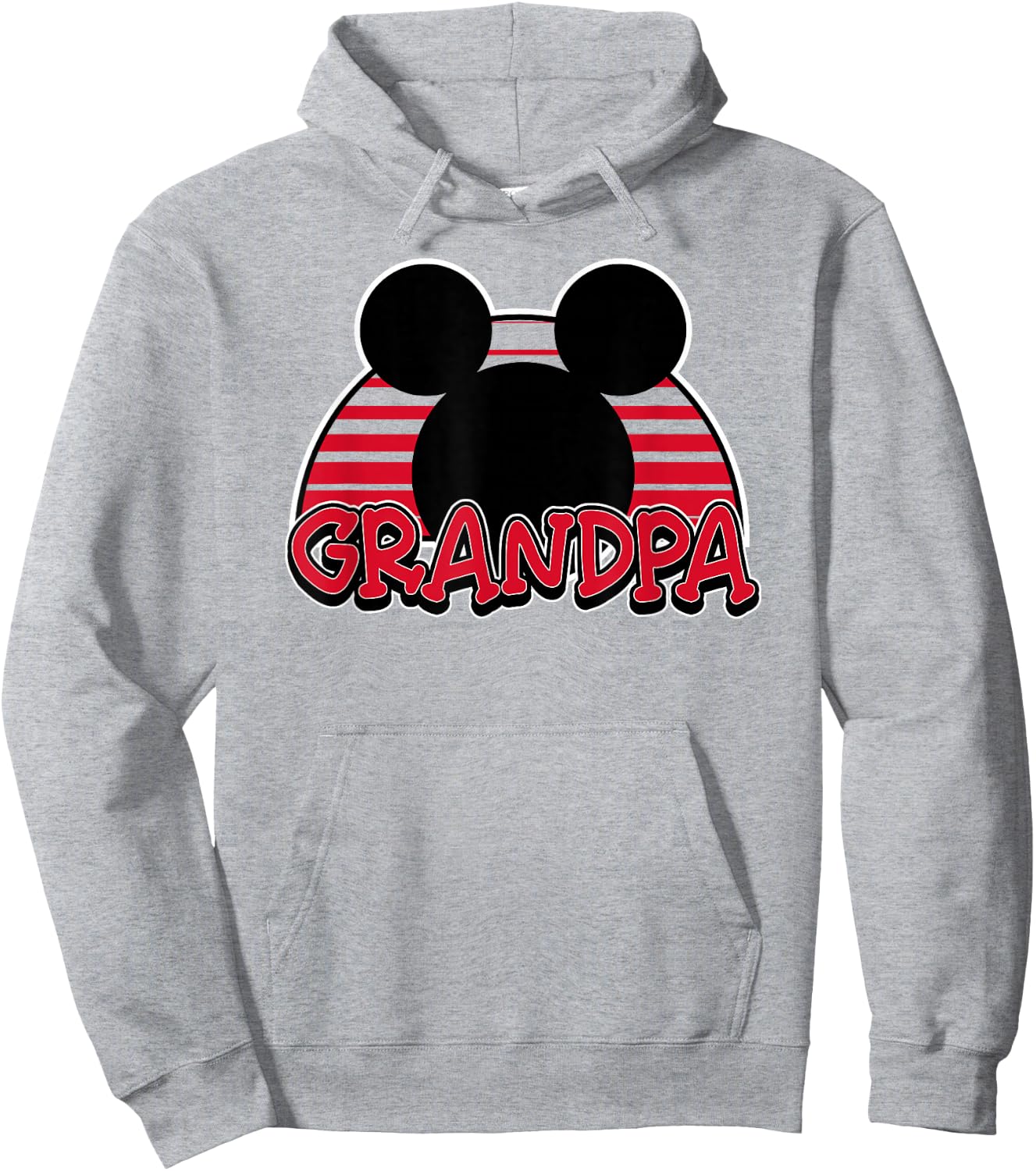 Disney - Mickey Mouse Grandpa Hoodie - Hoodie | Ash