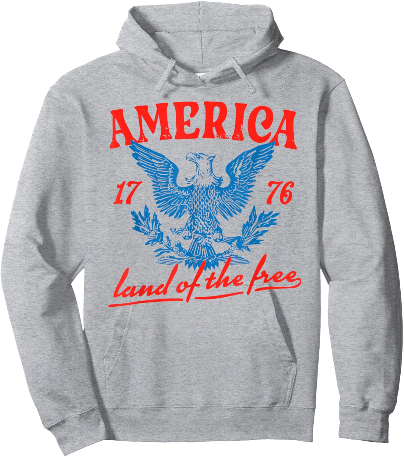Funny 4th Of July America Land Of The Free Hoodie - Hoodie | Ash