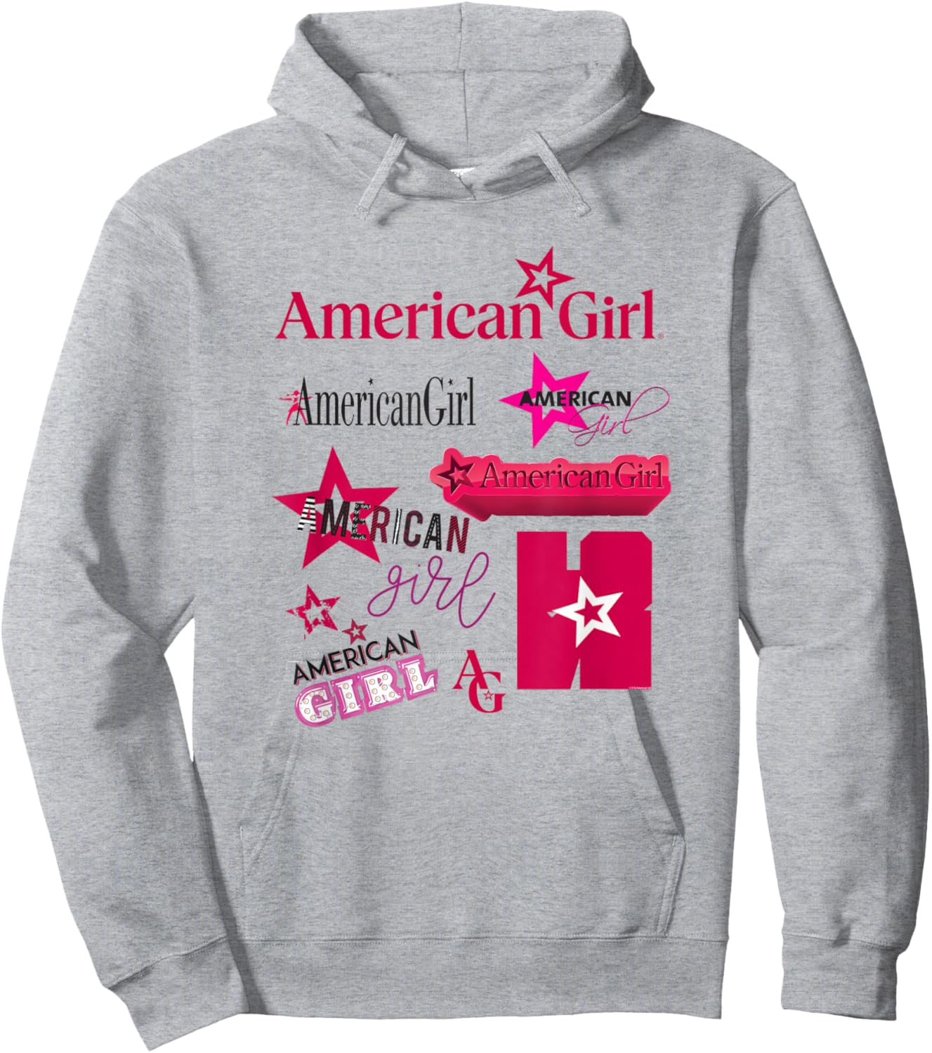 American Girl - Historic Logos Hoodie - Hoodie | Ash
