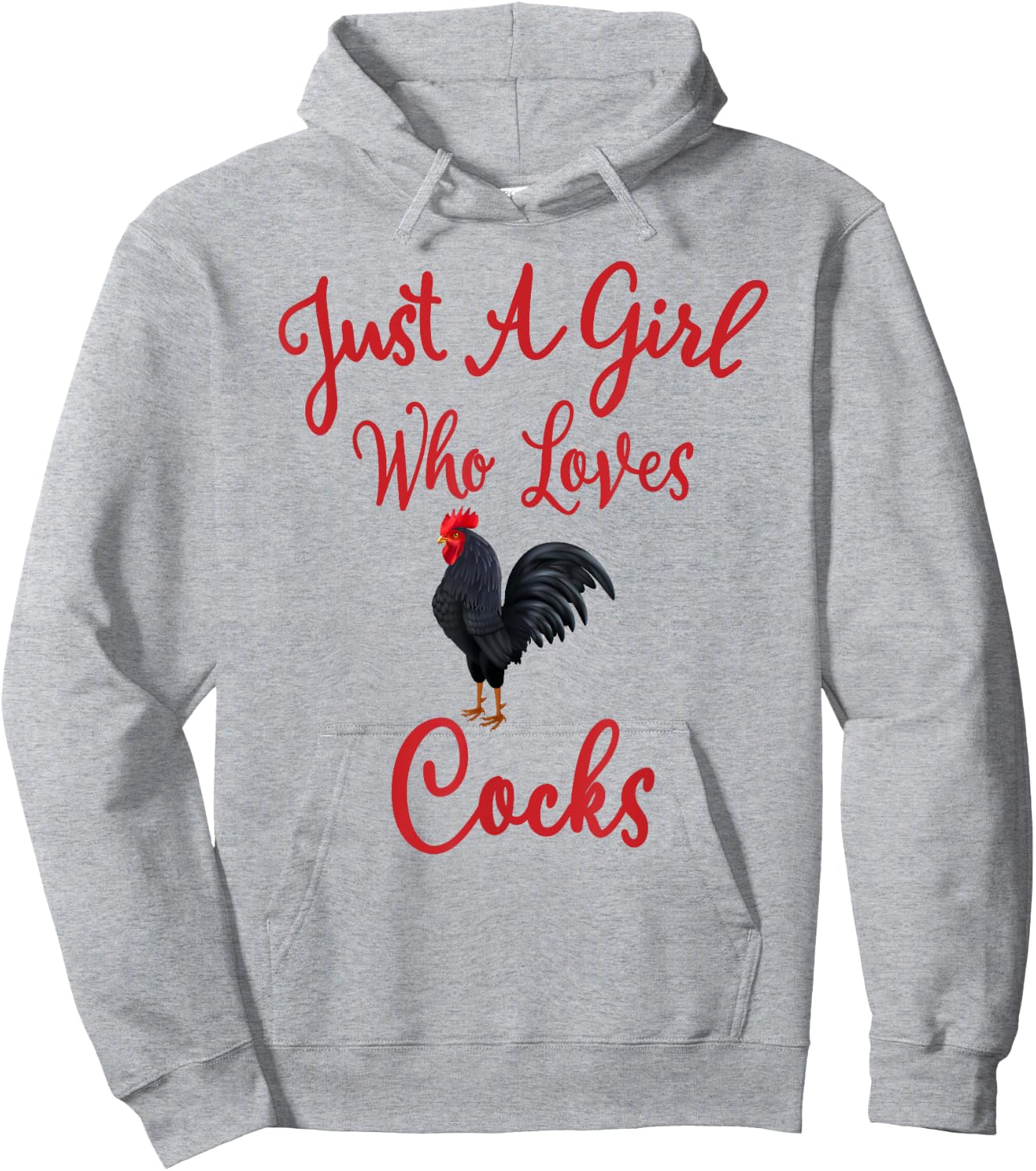Just a Girl Who Loves Cocks Hoodie - Hoodie | Ash
