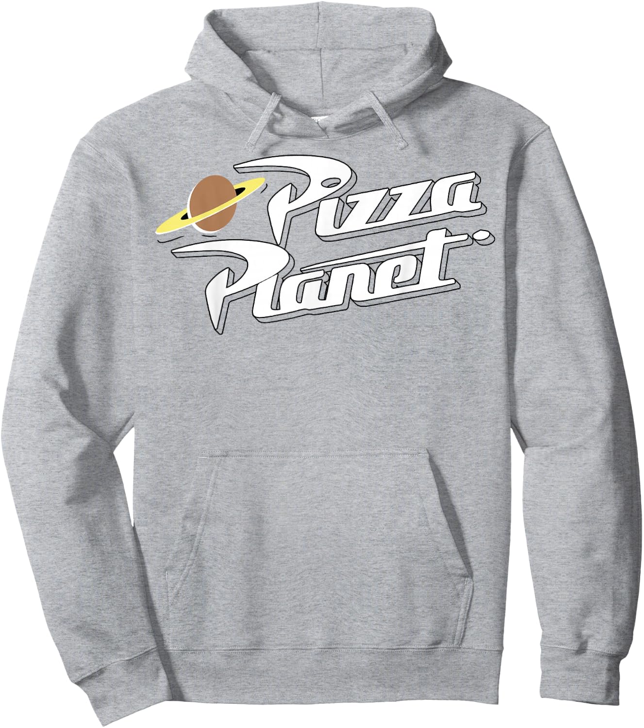 Disney Pixar Toy Story Pizza Planet Logo Hoodie - Hoodie | Ash