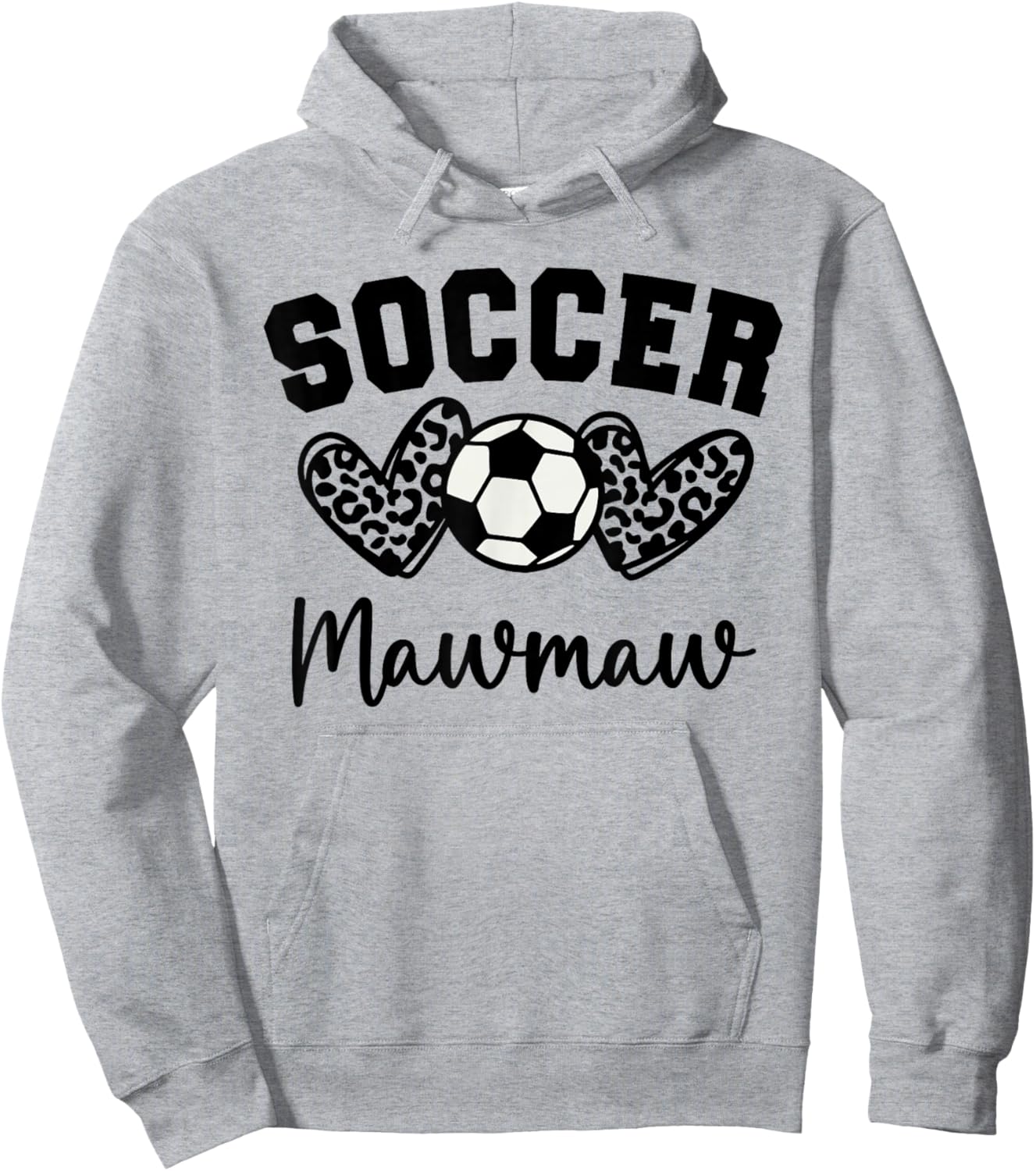 Soccer Mawmaw Matching Family Soccer Hoodie - Hoodie | Ash