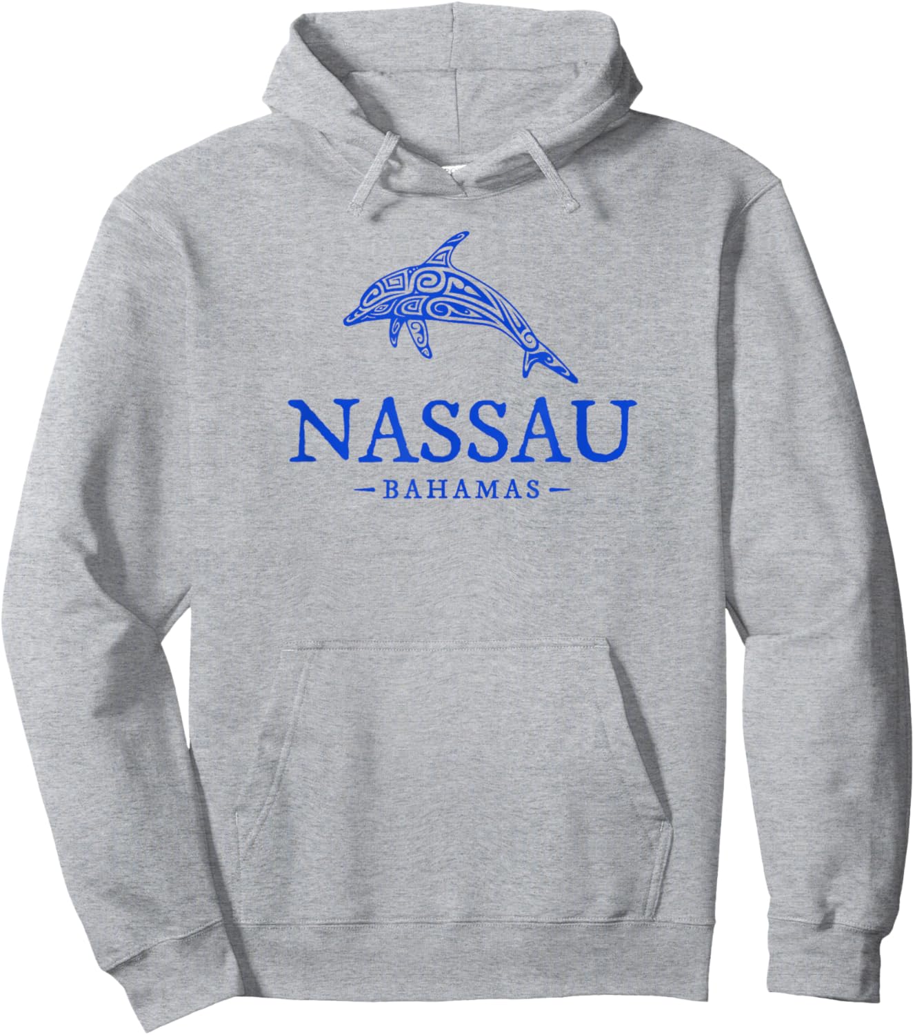 Nassau Bahamas Dolphin Souvenir Cruise Hoodie - Hoodie | Ash