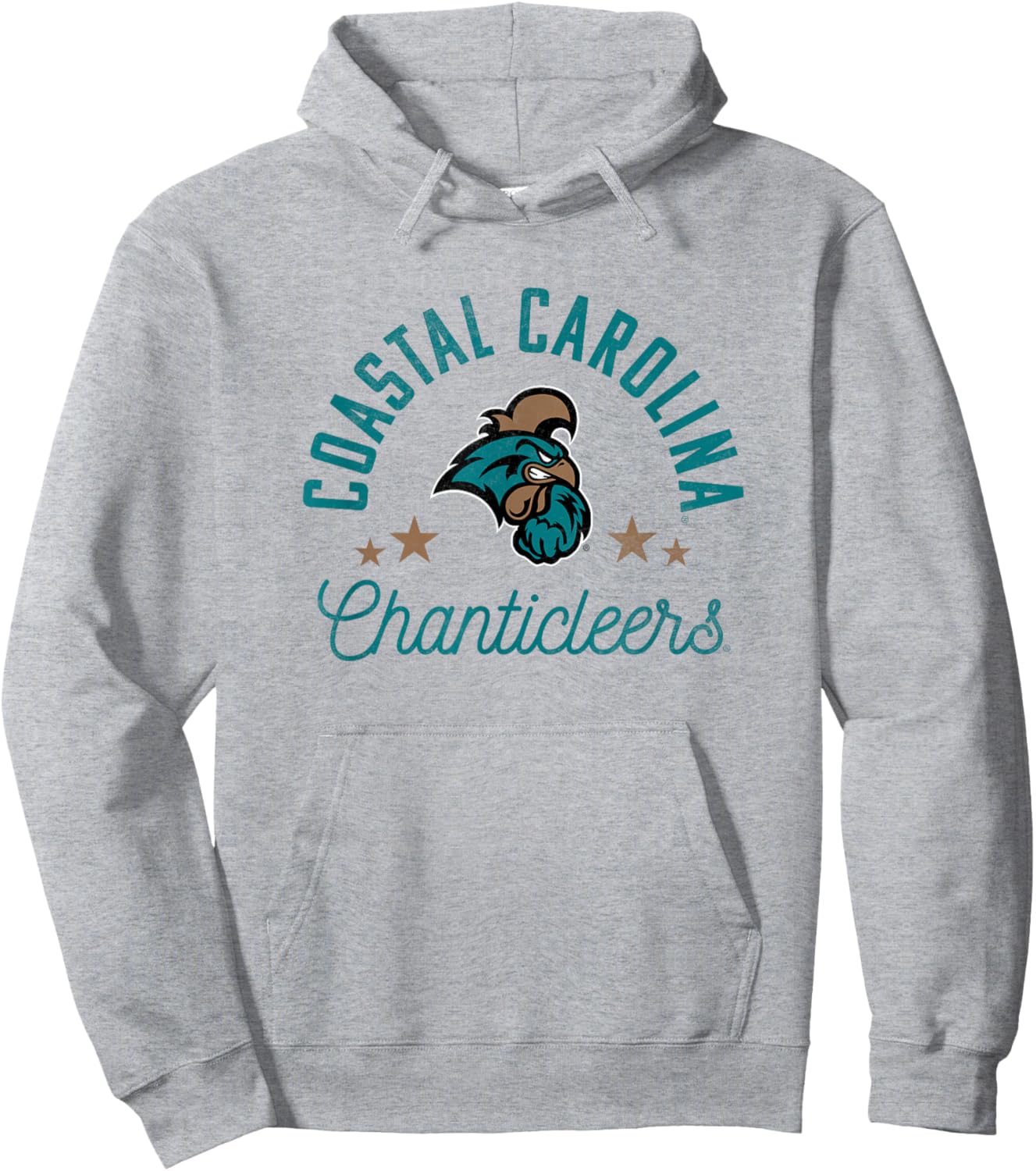 Coastal Carolina University CCU Star Hoodie - Hoodie | Ash
