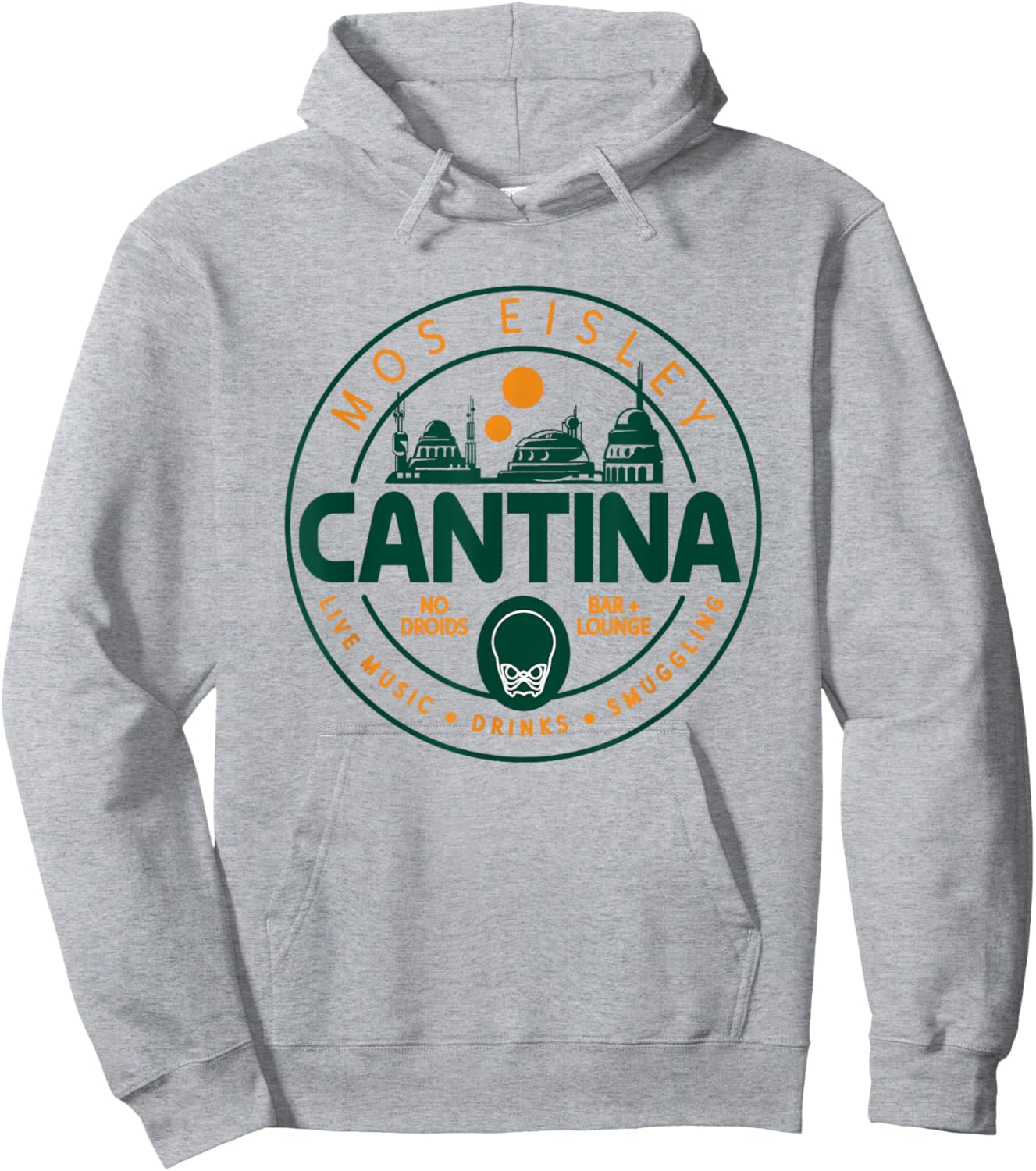 Star Wars Mos Eisley Cantina Circle Logo Hoodie - Hoodie | Ash