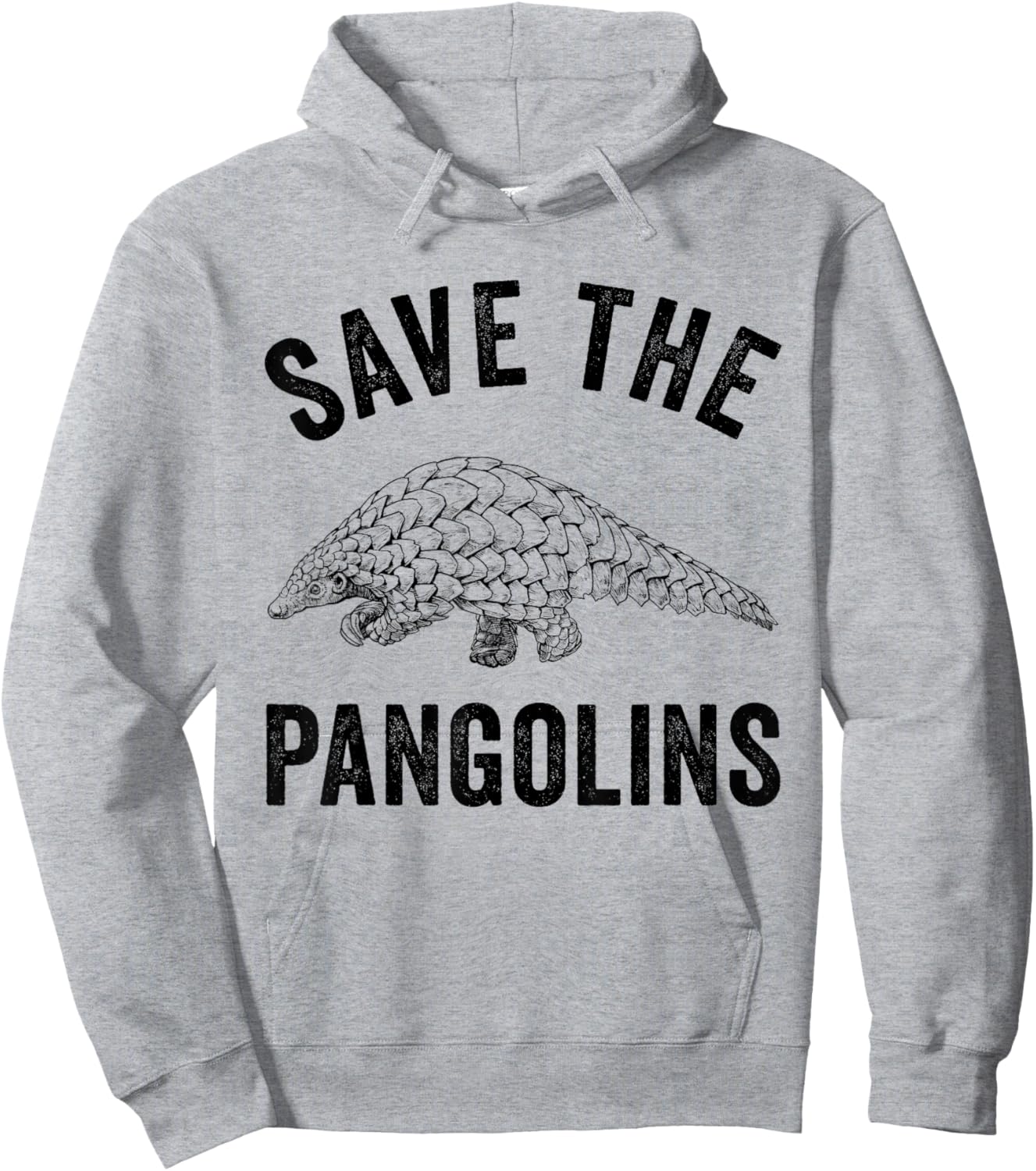 Save The Pangolins Funny Pangolin Lovers Hoodie - Hoodie | Ash