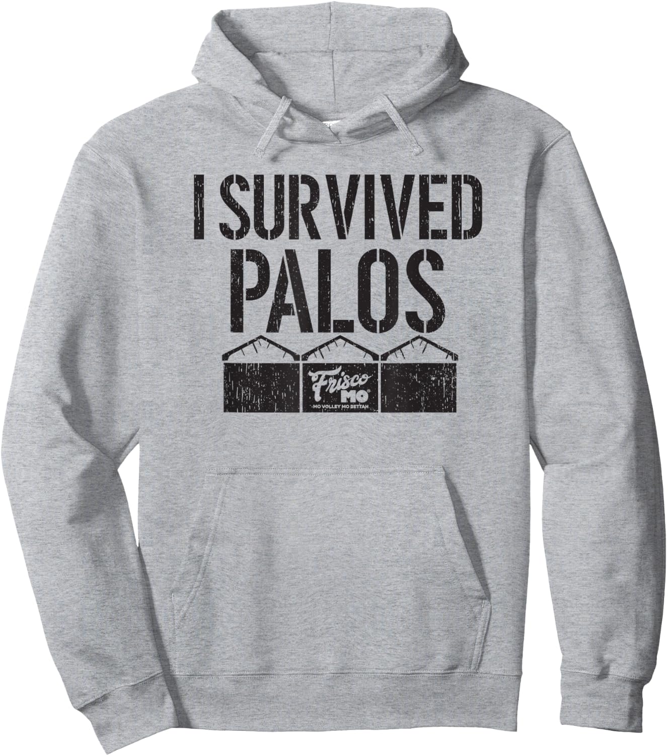 I Survived Palos Volleyball Hoodie - Hoodie | Ash
