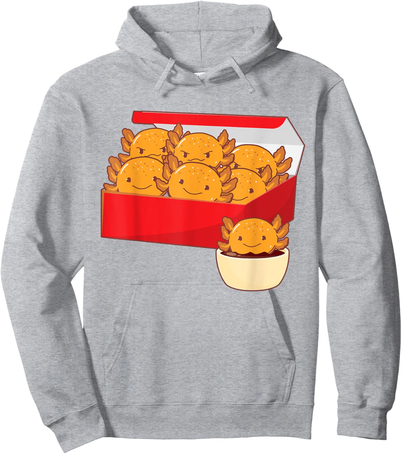 Axolotl Nuggets Axolotls Hoodie - Hoodie | Ash