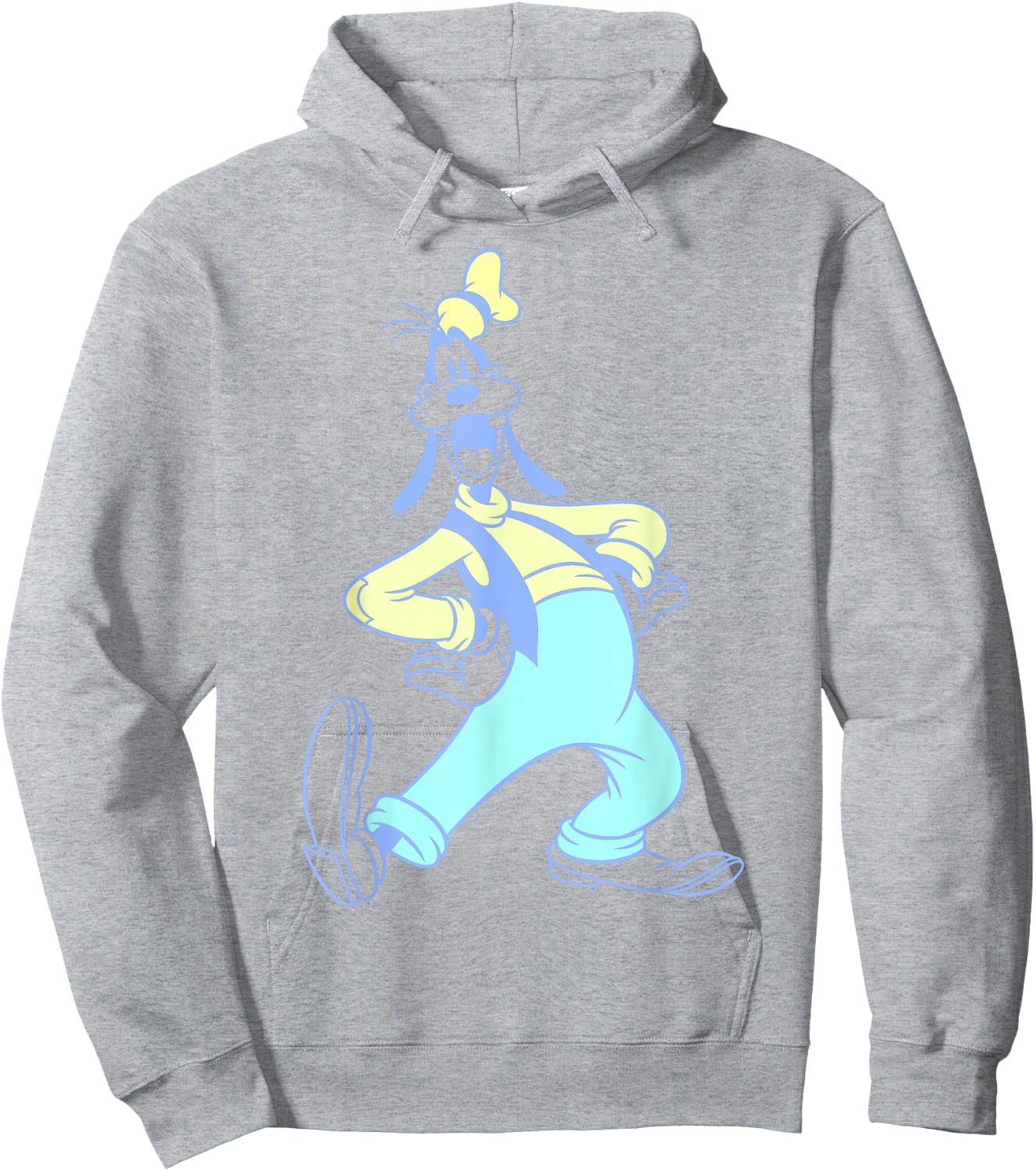 Disney Mickey And Friends Goofy Neon Portrait Hoodie - Hoodie | Ash