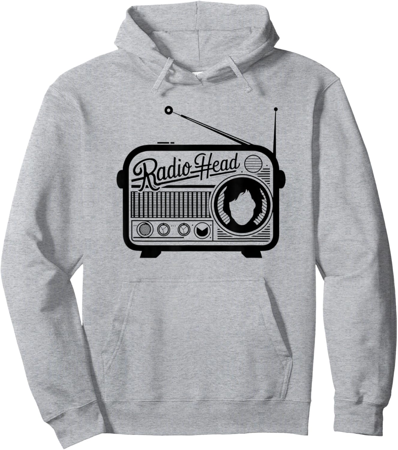 Retro Vintage Radio Head Hoodie - Hoodie | Ash