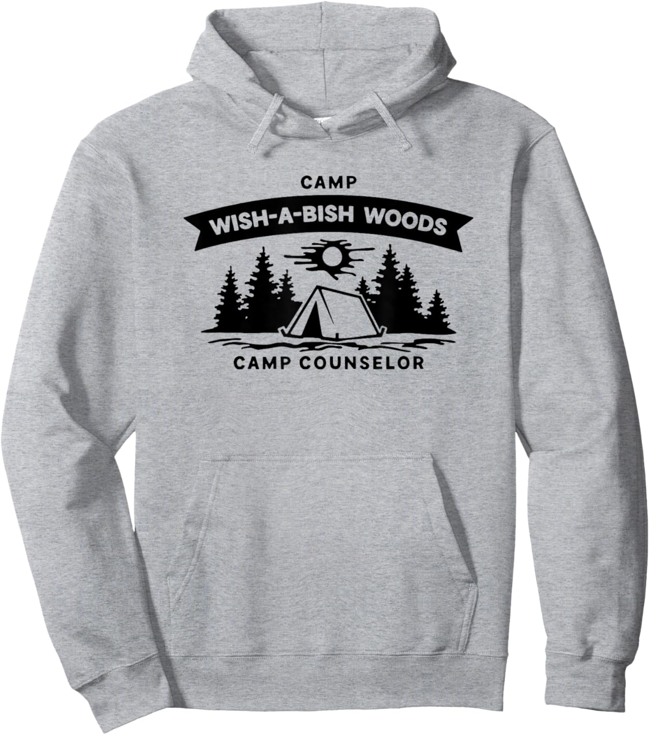 Camp wish-a-bish woods camp counselor Hoodie - Hoodie | Ash