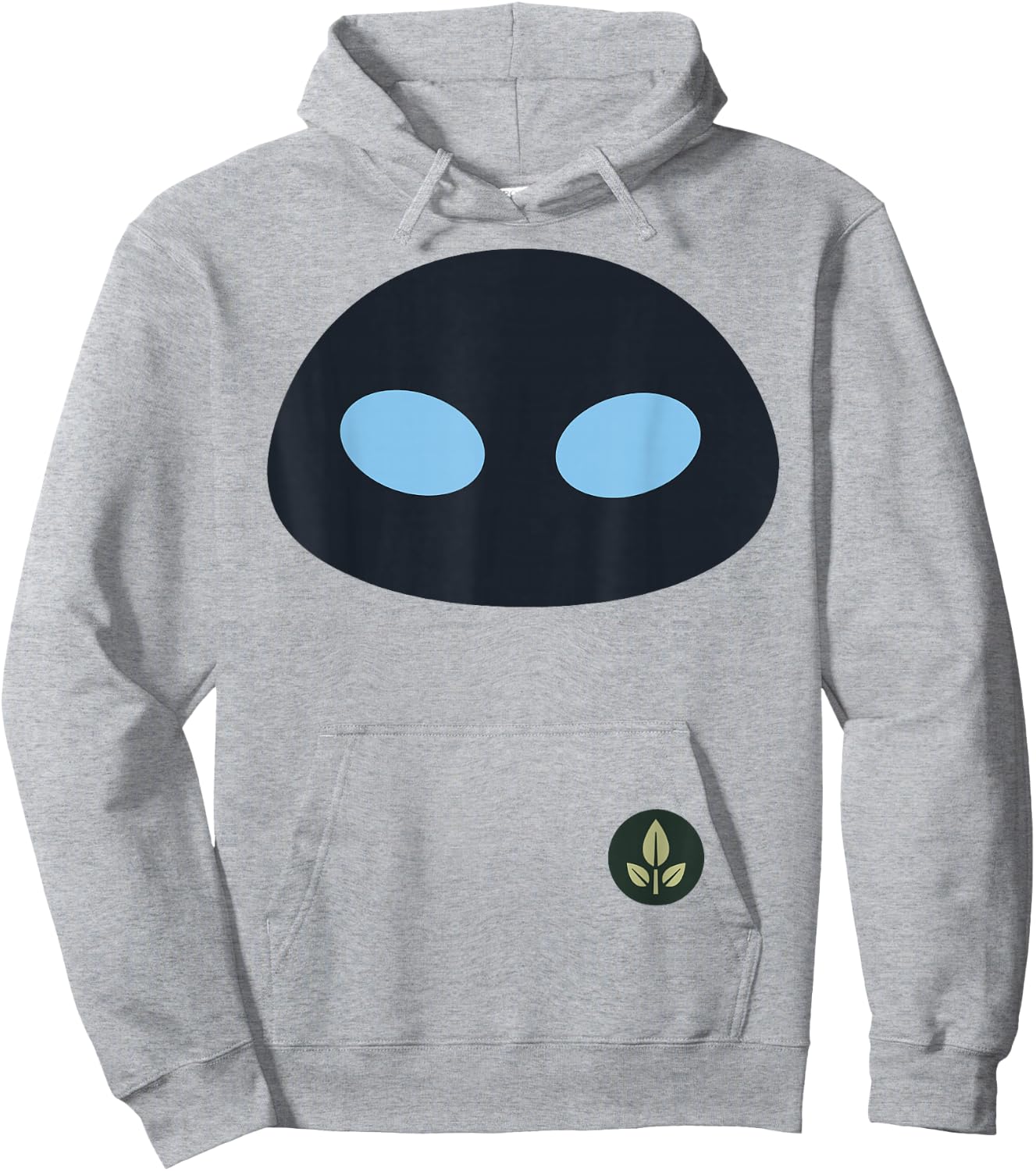 Disney Pixar Wall-E EVE Face Costume Hoodie - Hoodie | Ash