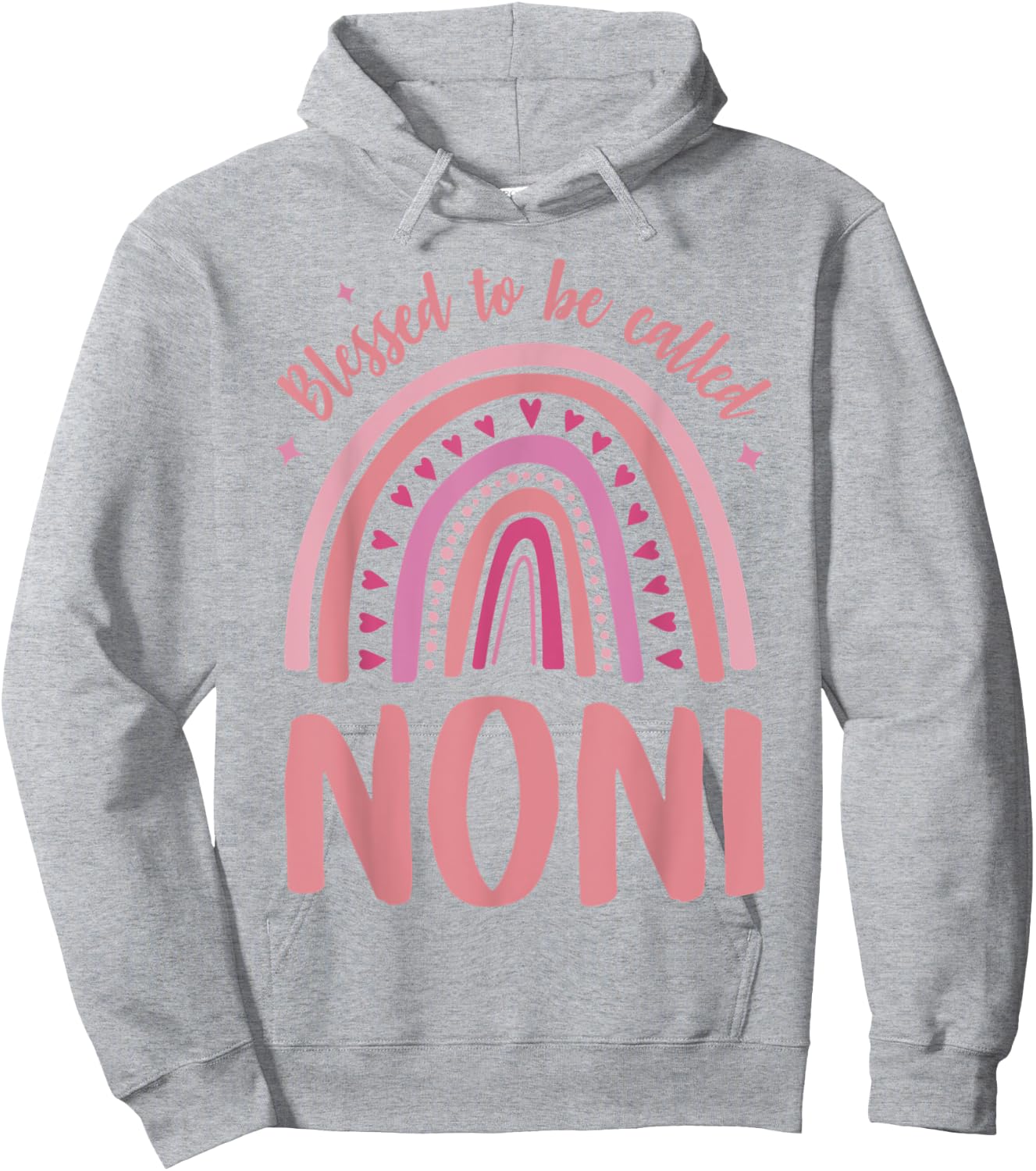 Noni Grandma Blessed to be called Noni Hoodie - Hoodie | Ash