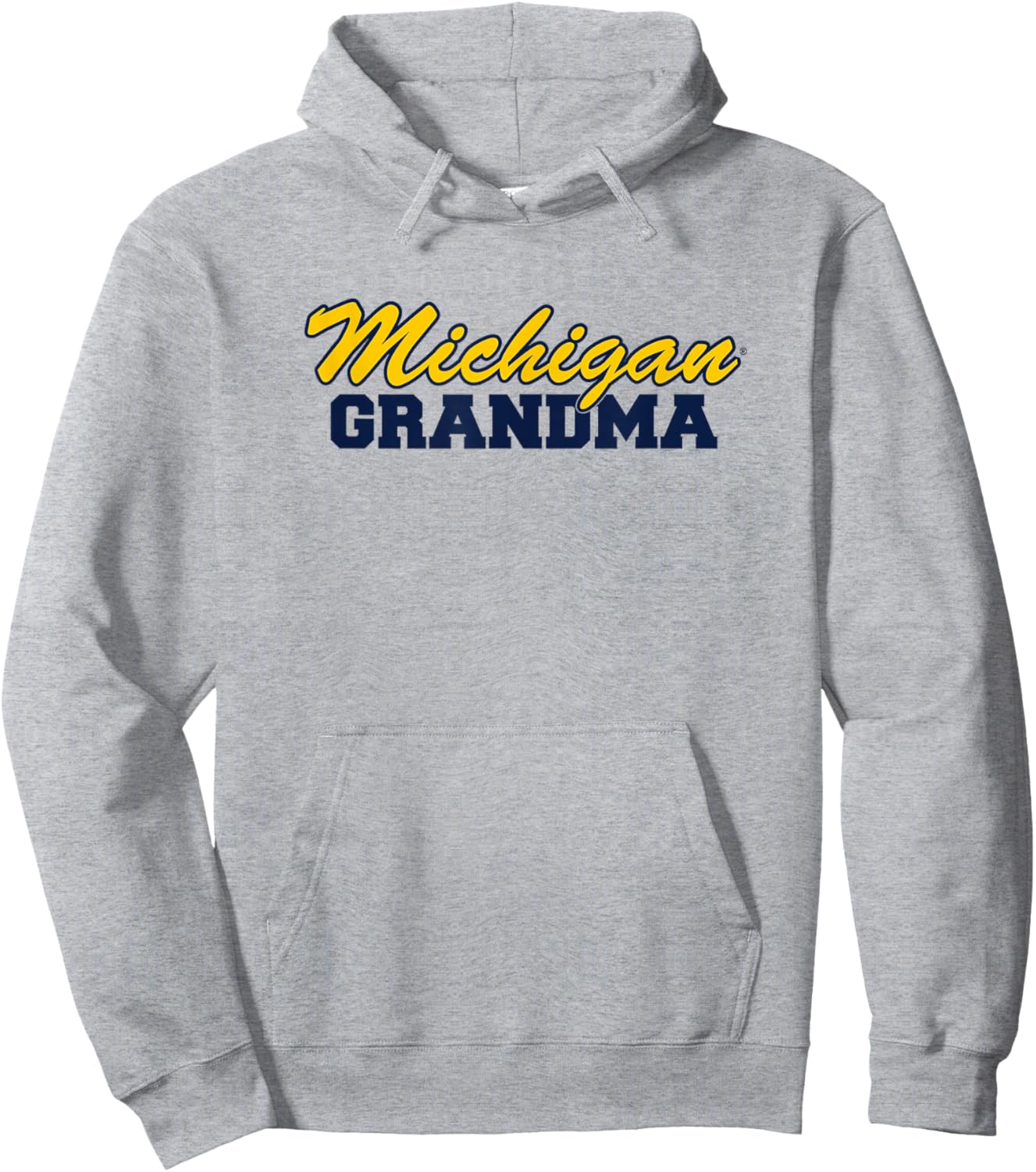University of Michigan Wolverines Grandma Hoodie - Hoodie | Ash
