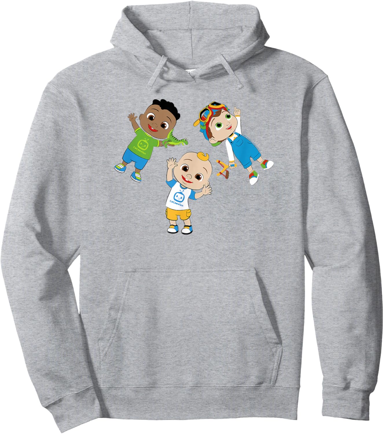 CoComelon Classic Children Group Shot Hoodie - Hoodie | Ash