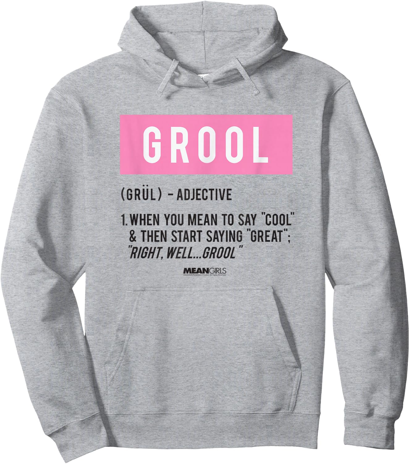 Mean Girls Grool Definition Y2K Movie Hoodie - Hoodie | Ash