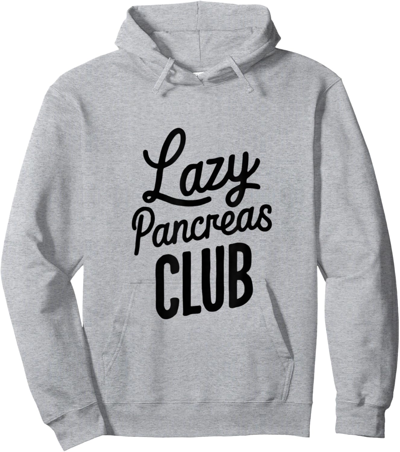 Lazy Pancreas Club Diabetes Awareness Hoodie - Hoodie | Ash