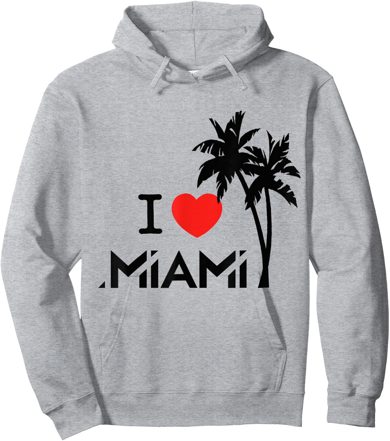 Miami , Miami Beach, USA , I Love Miami Hoodie - Hoodie | Ash