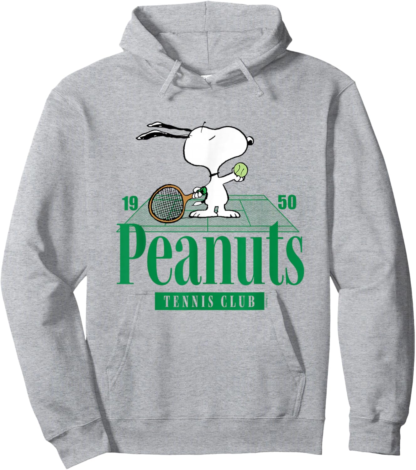 Peanuts - Peanuts Tennis Club Hoodie - Hoodie | Ash
