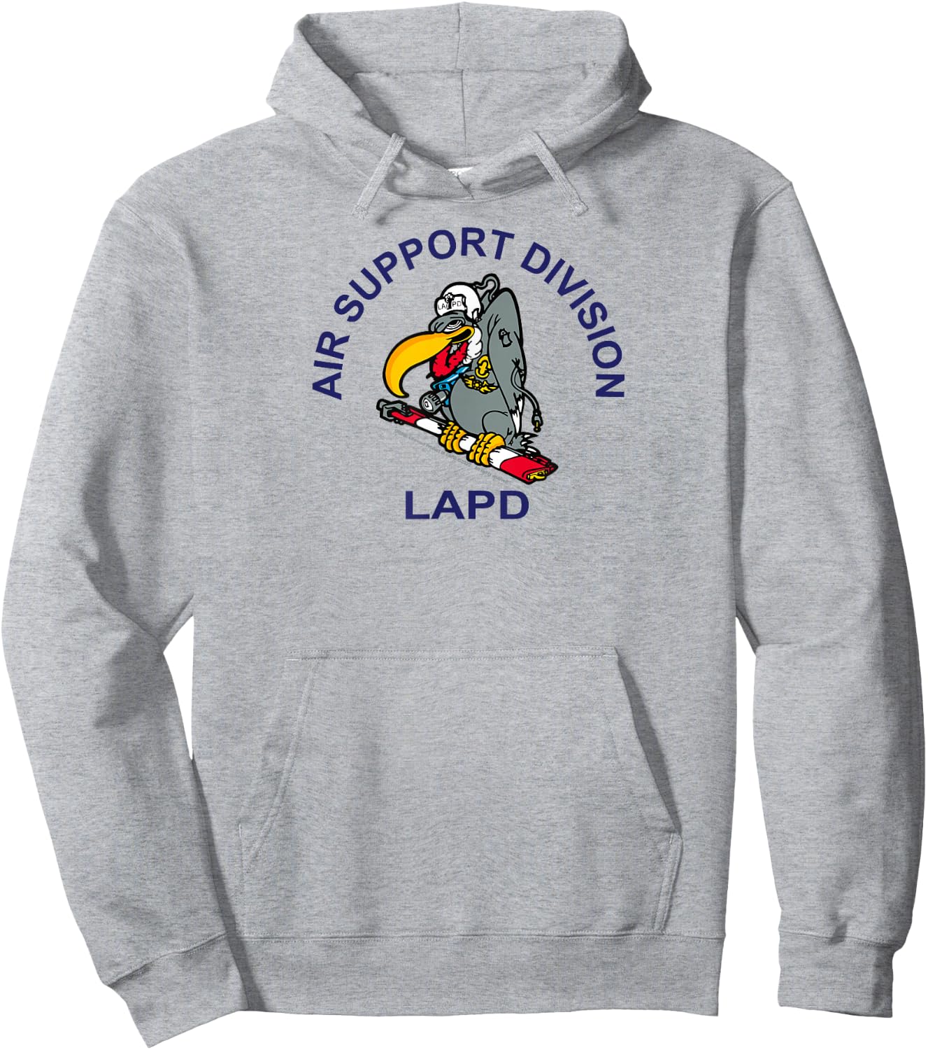 LAPD Air Support Division Hoodie - Hoodie | Ash