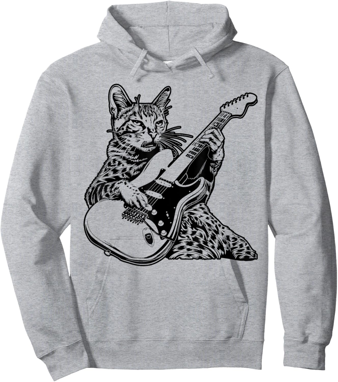 Cat Guitarist Guitar - Savannah Dad Mom Women Hoodie - Hoodie | Ash