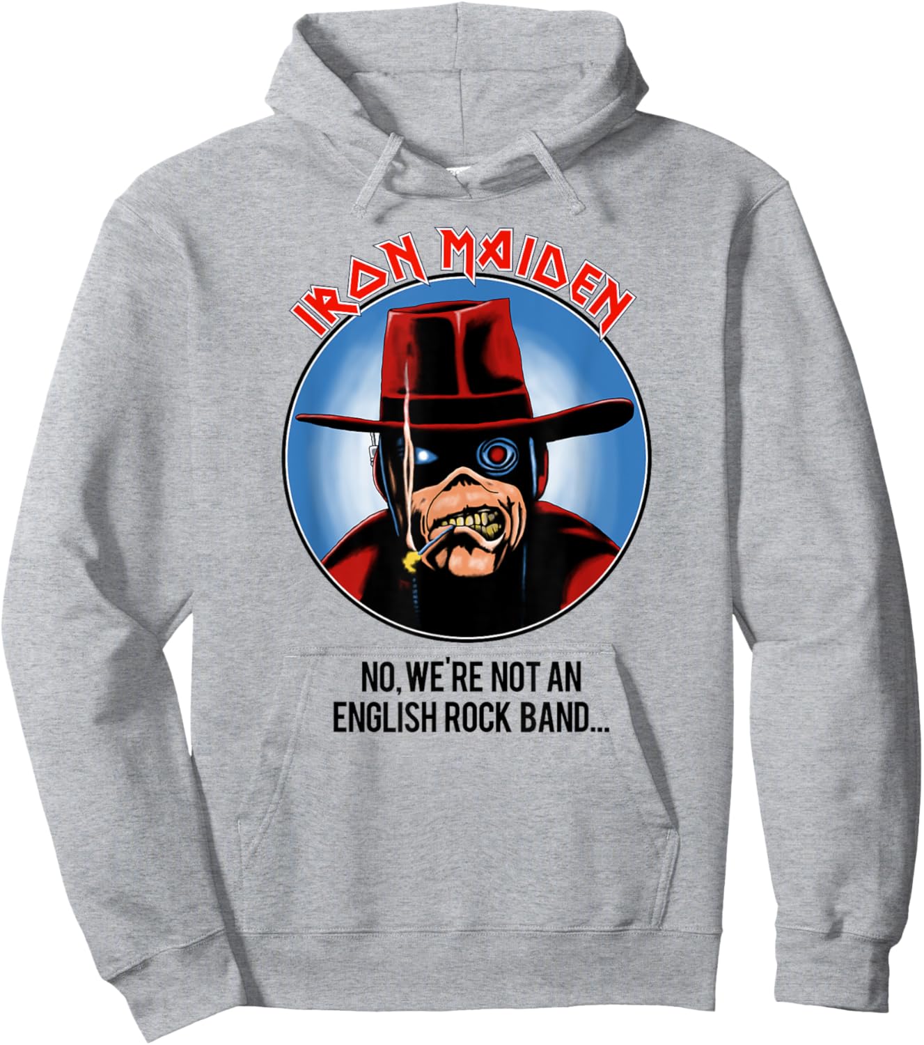 Iron Maiden - Not A Rock Band Hoodie - Hoodie | Ash