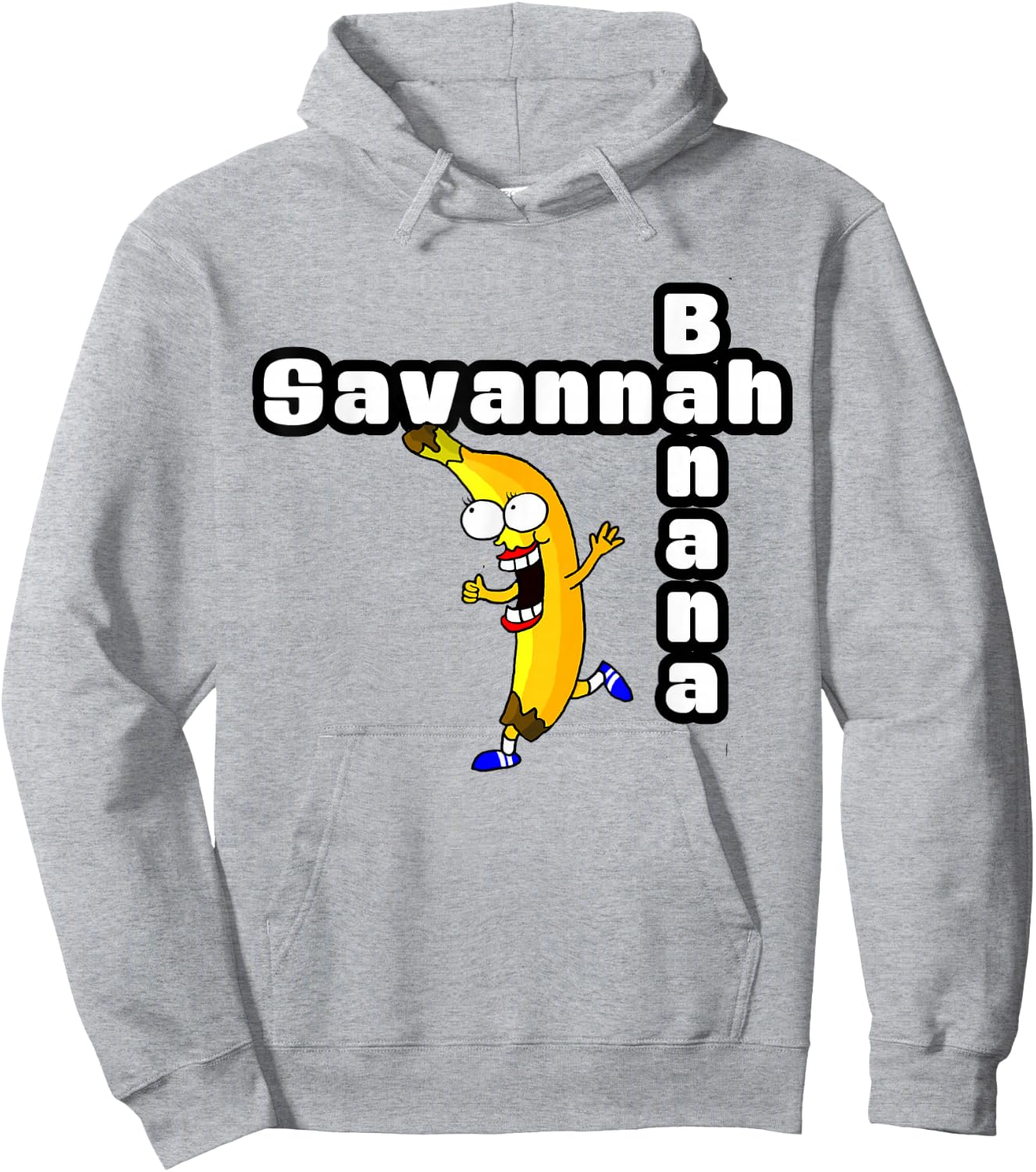 Funny Savannah Banana Name Gift and Girls Hoodie - Hoodie | Ash