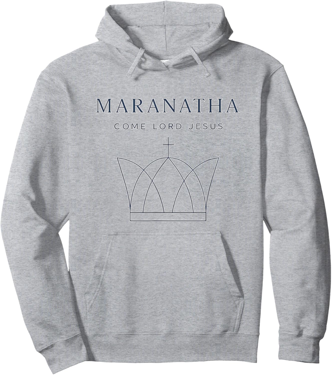 Maranatha Christian Modern Minimalist Hoodie - Hoodie | Ash