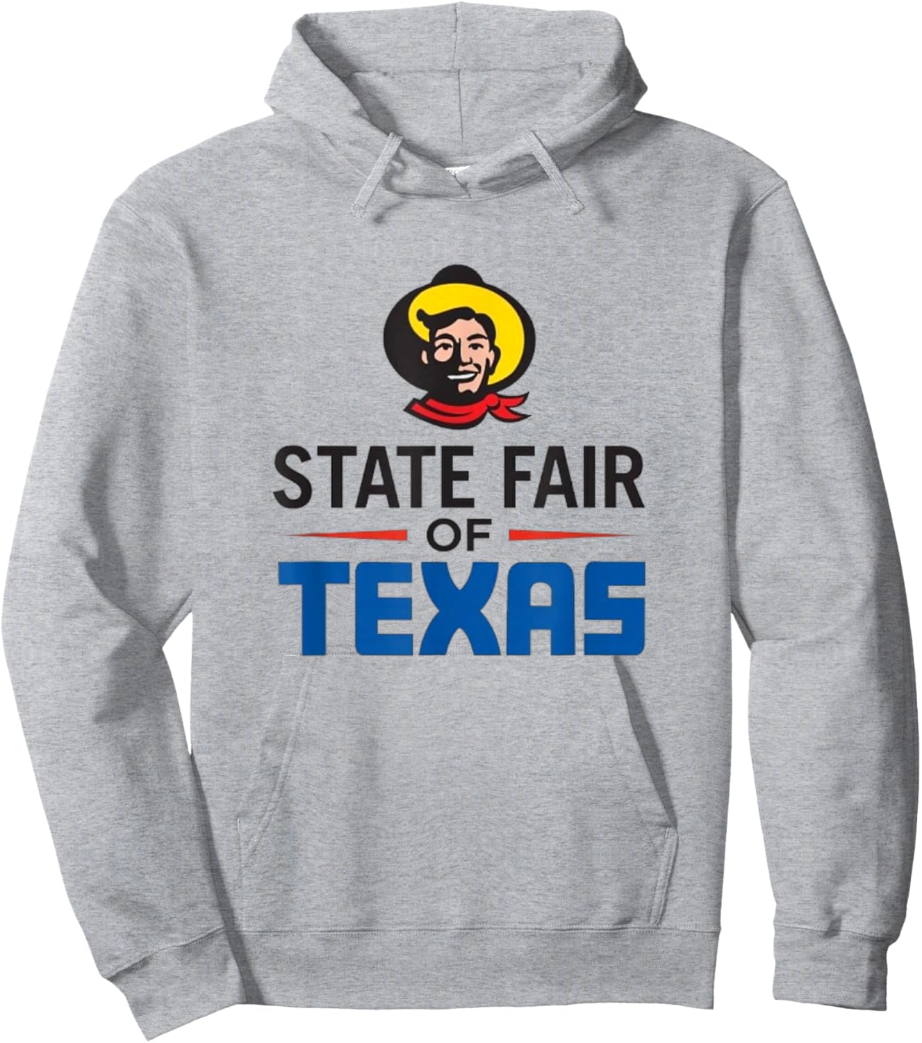 Howdy Folks State Fair Texas Hoodie - Hoodie | Ash