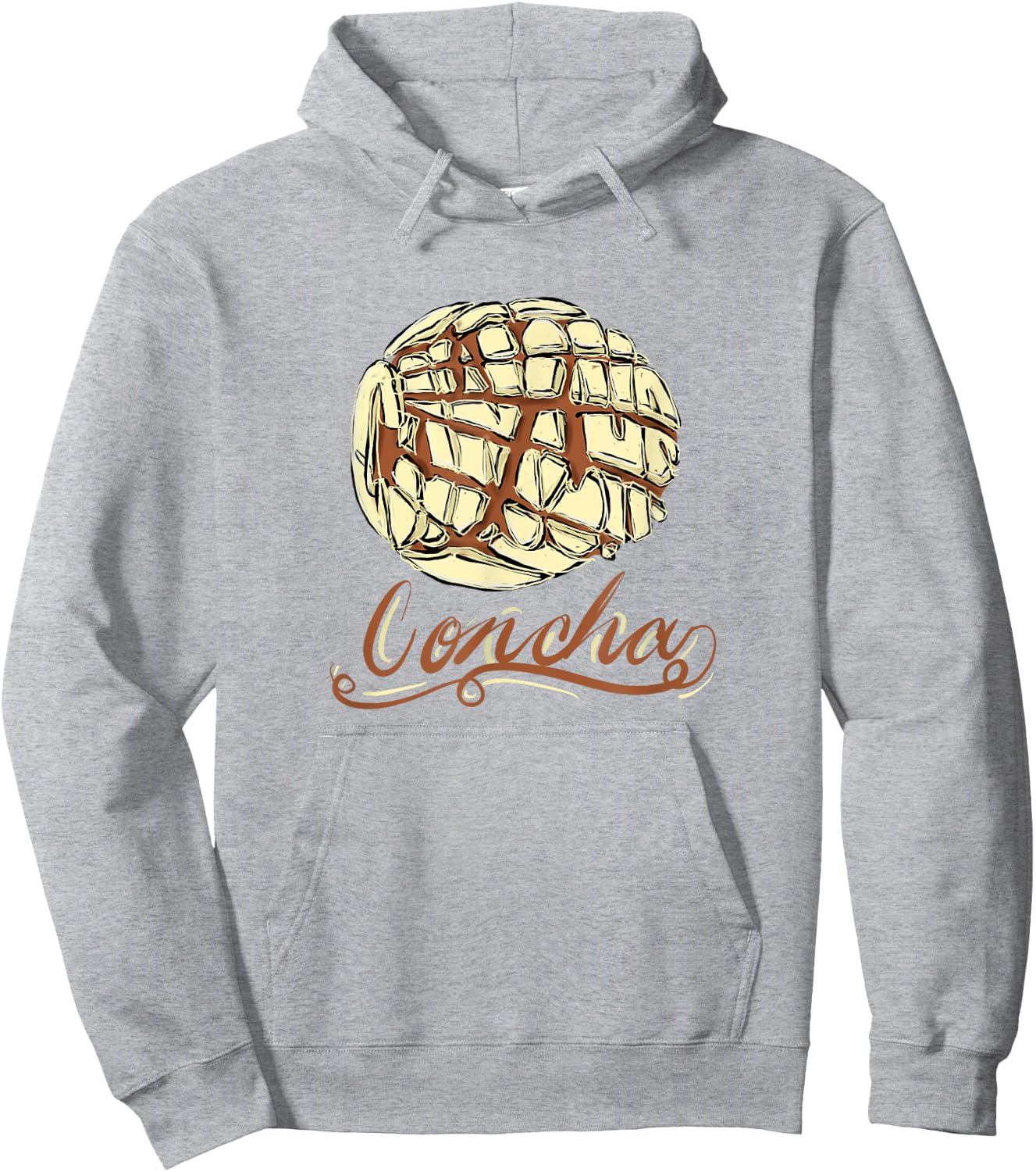 Concha Mexican Bread Sweet Pastry T Shirt Gift Hoodie - Hoodie | Ash