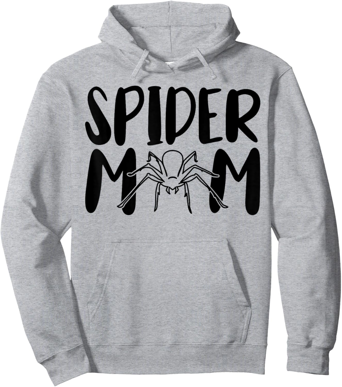 Spider Mom Funny Pet Arachnid Spider Lover Hoodie - Hoodie | Ash