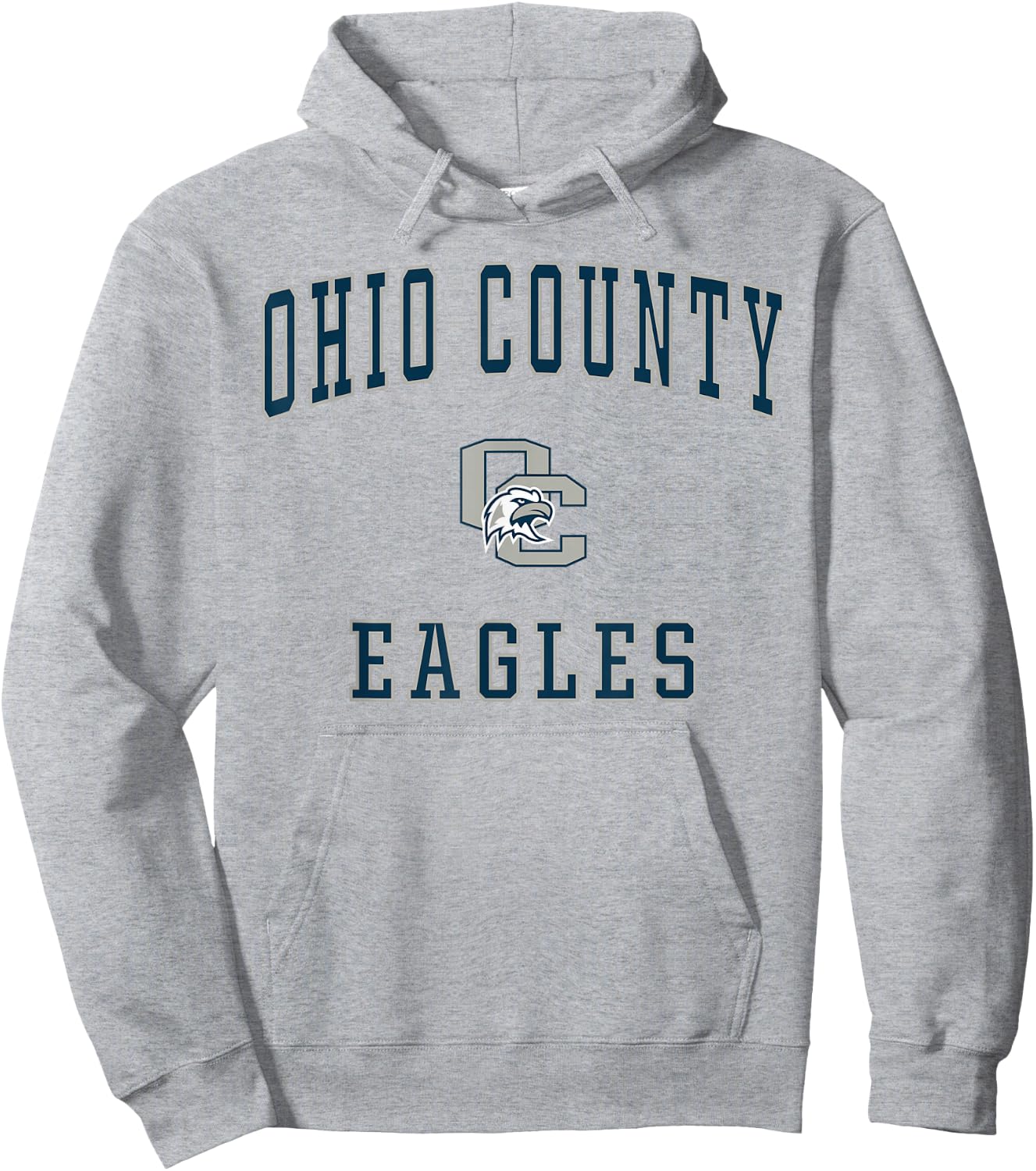 Ohio County High School Eagles Hoodie - Hoodie | Ash