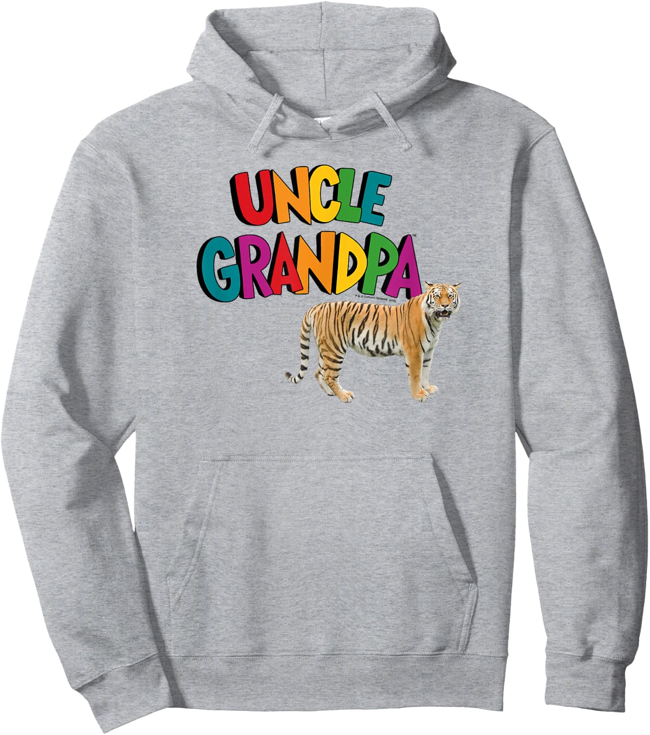 Cartoon Network Uncle Grandpa Tiger Logo Hoodie - Hoodie | Ash