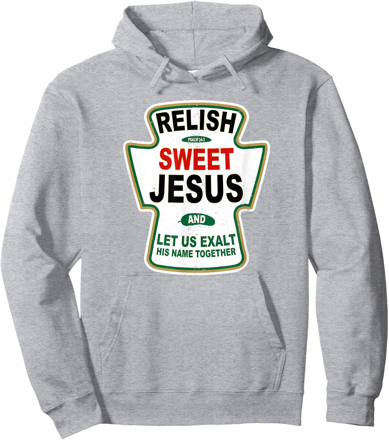 Grunge Christian Relish Sweet Jesus Hoodie - Hoodie | Ash