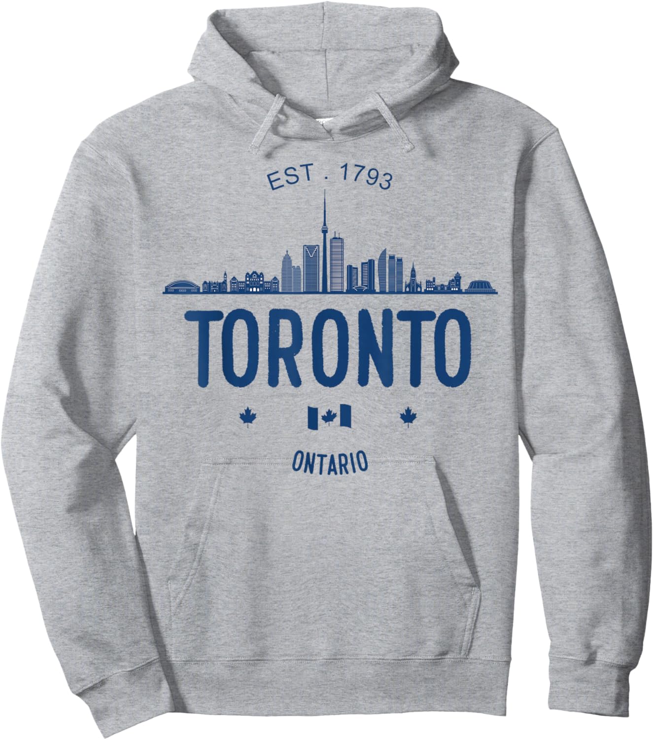Skyline Toronto Canada Hoodie - Hoodie | Ash