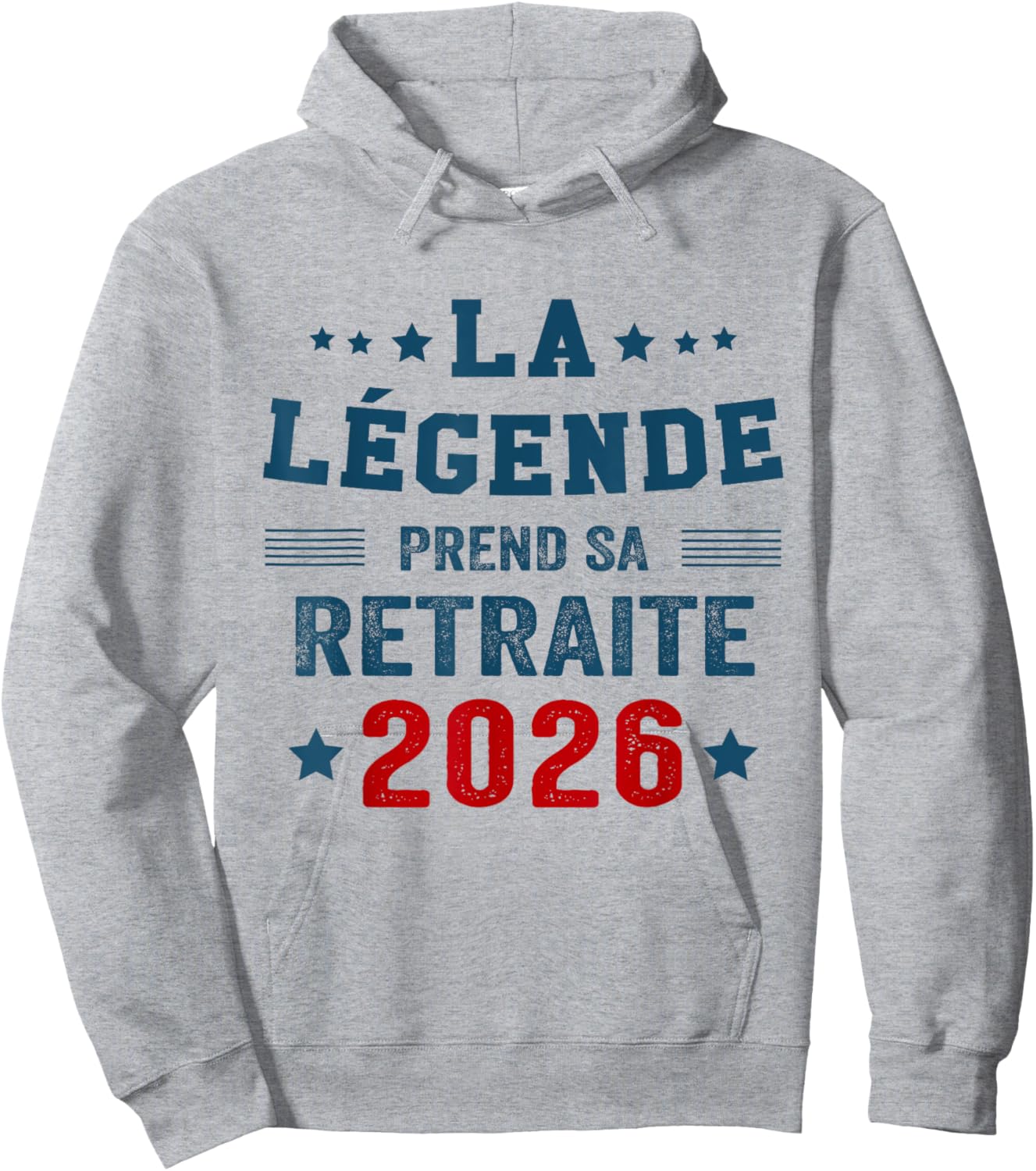 La Légende Prend Sa Retraite -Retraité 2026 Hoodie - Hoodie | Ash